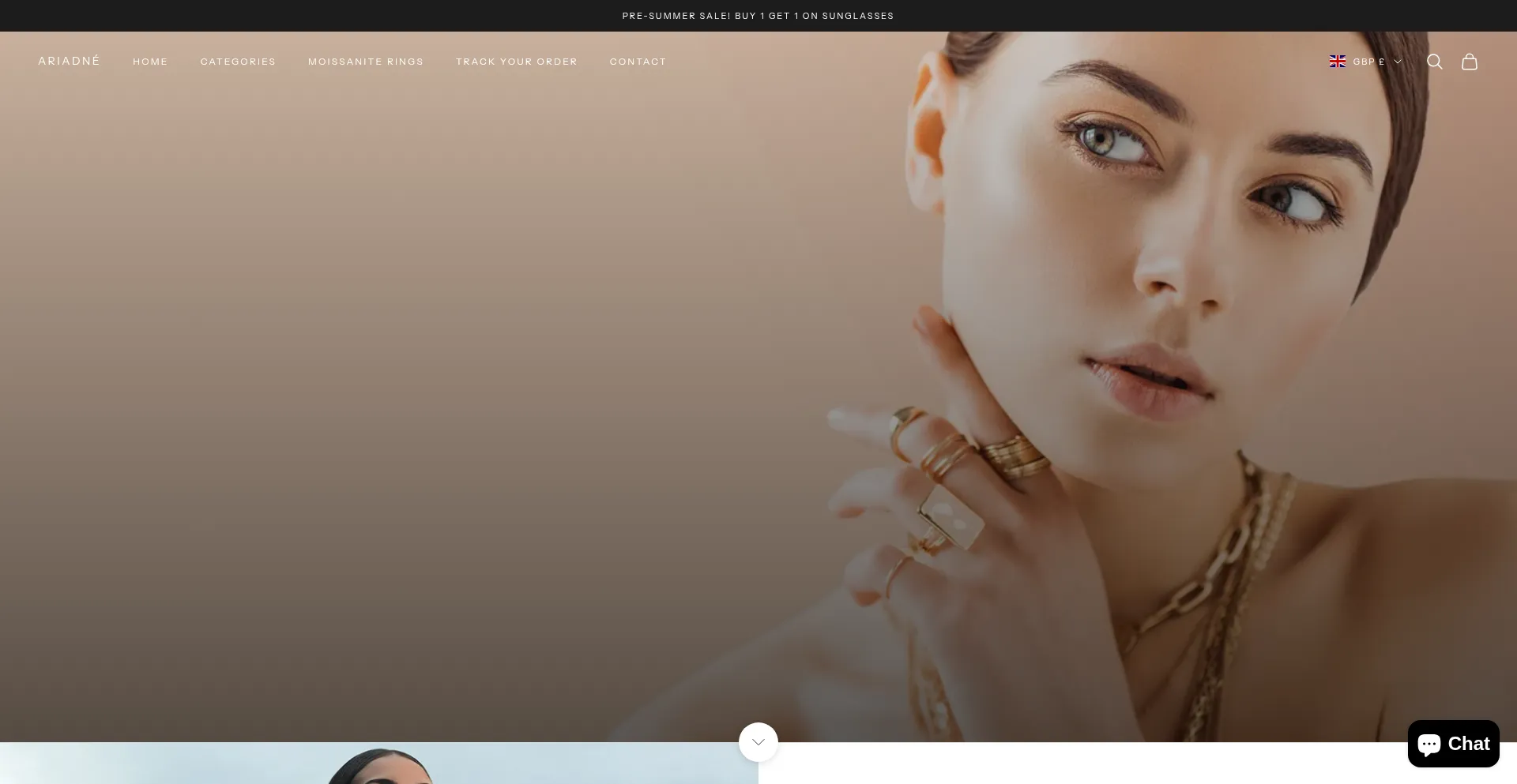 Website screenshot of Theariadne.com