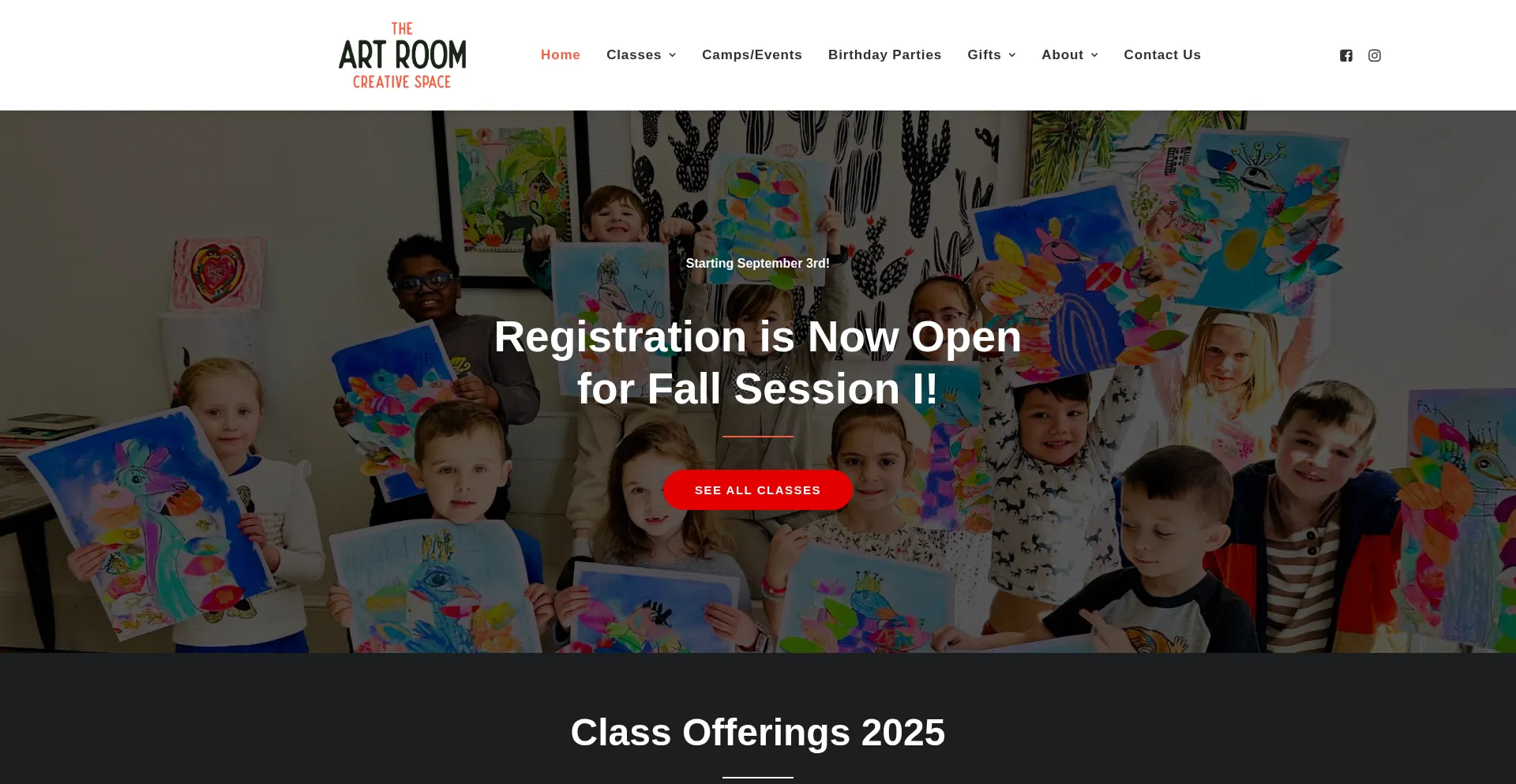 Website screenshot of Theartroomscranton.com