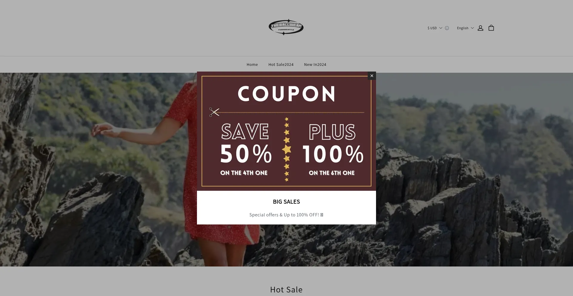 Website screenshot of Theballwear.com