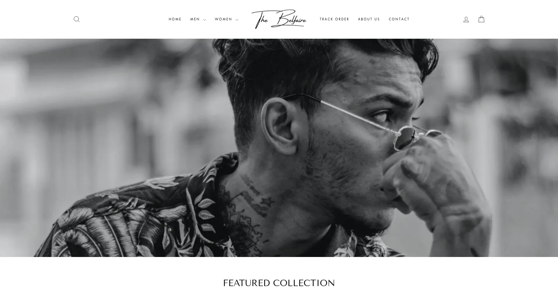 Website screenshot of Thebelfaire.com