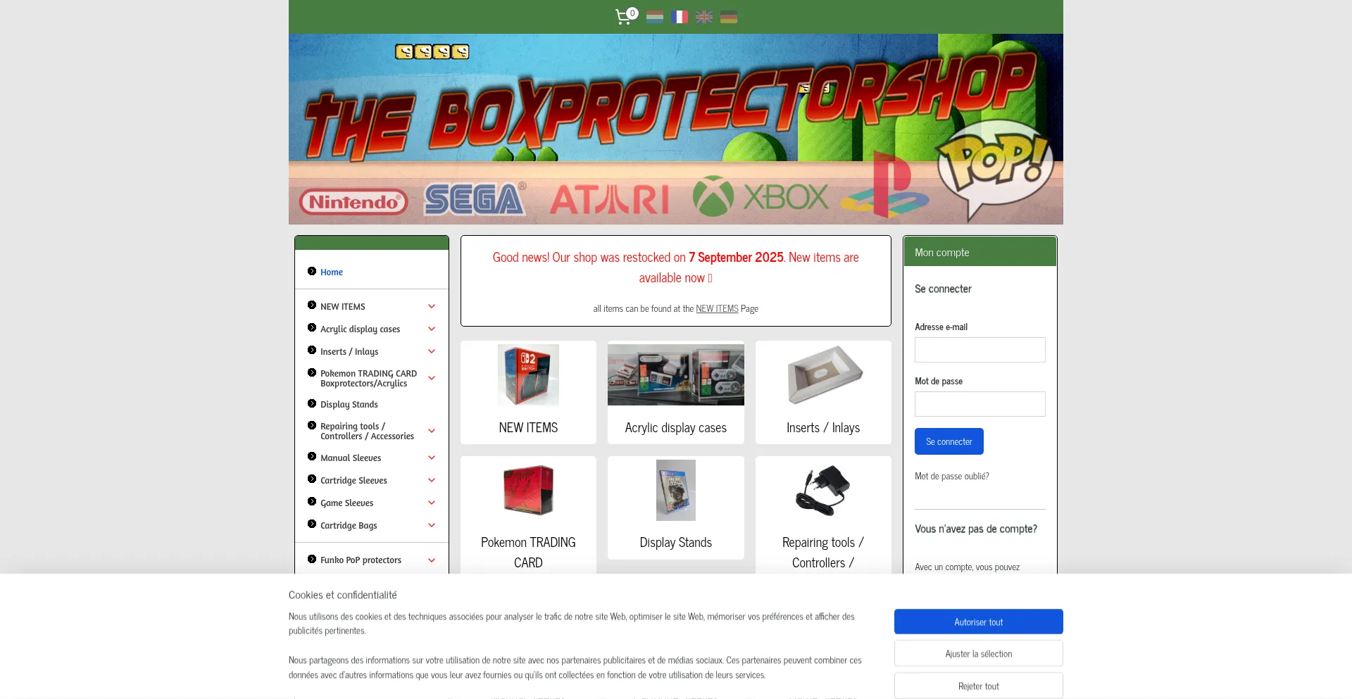 ¿És Seguro y Confiable Theboxprotectorshop.be?