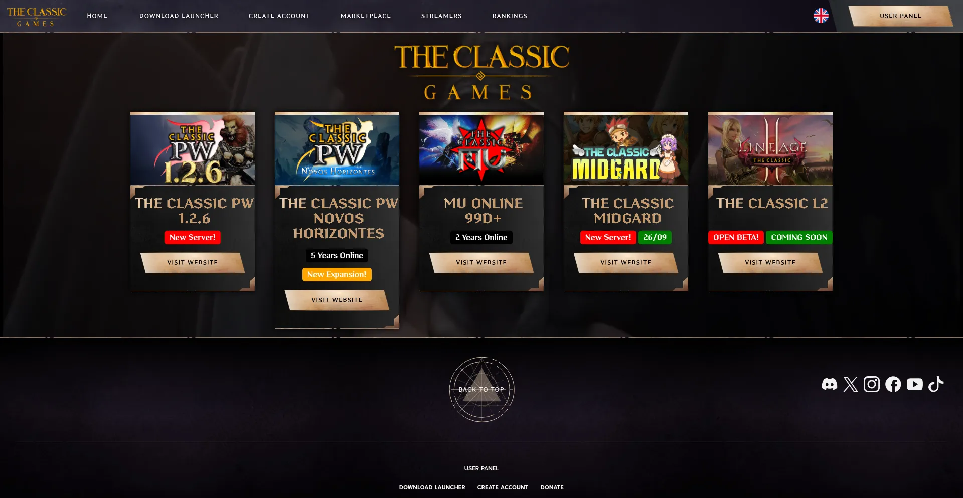 Theclassic.games