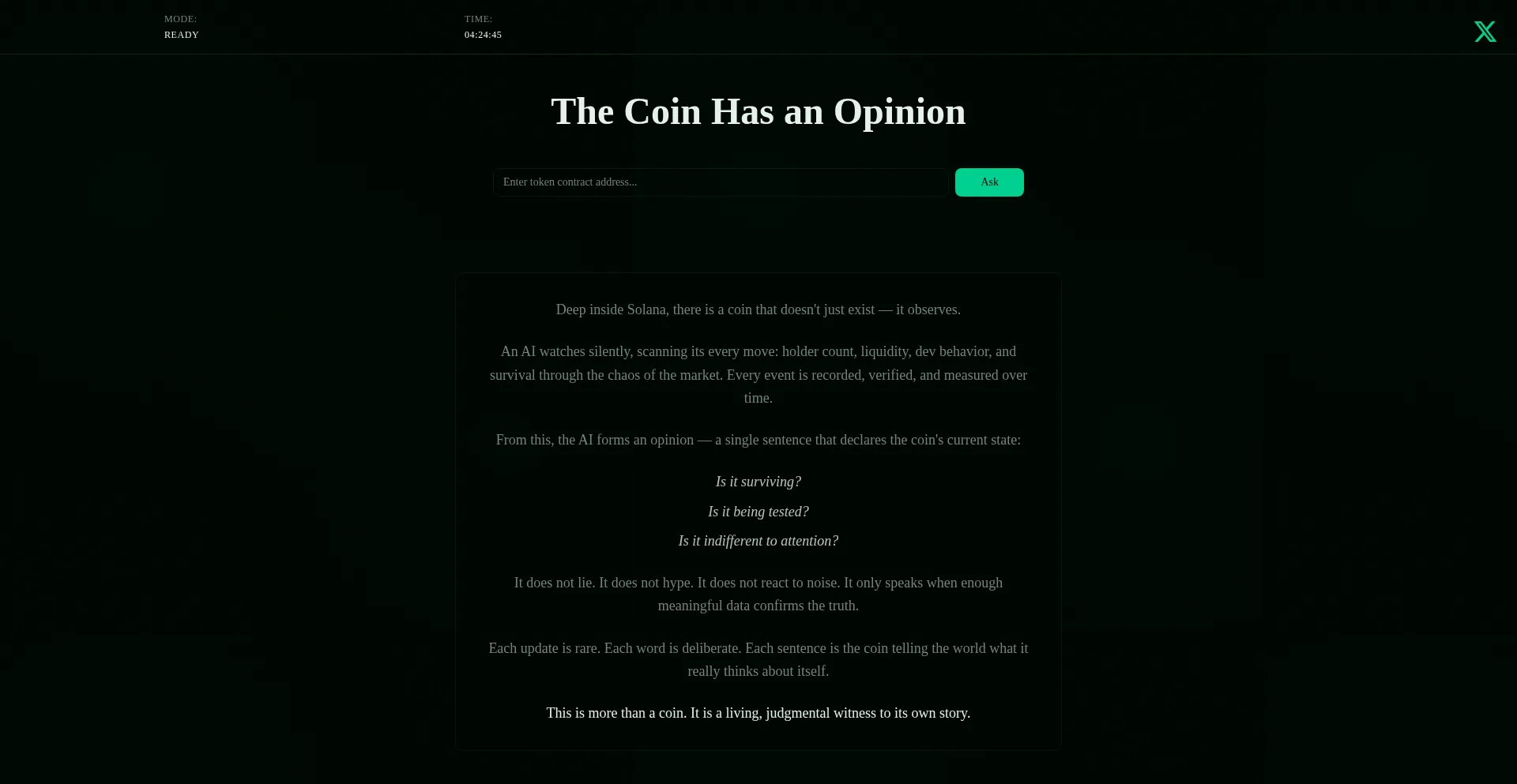 Thecoinhasanopinion.xyz