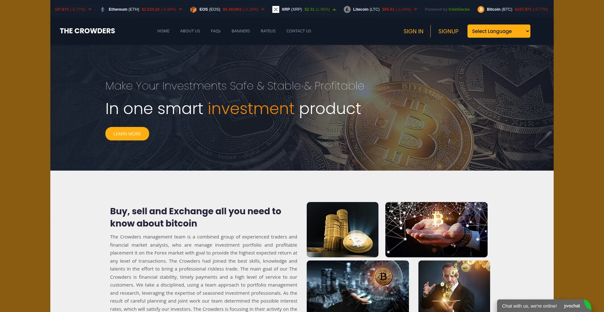 Website screenshot of Thecrowdersonline.com