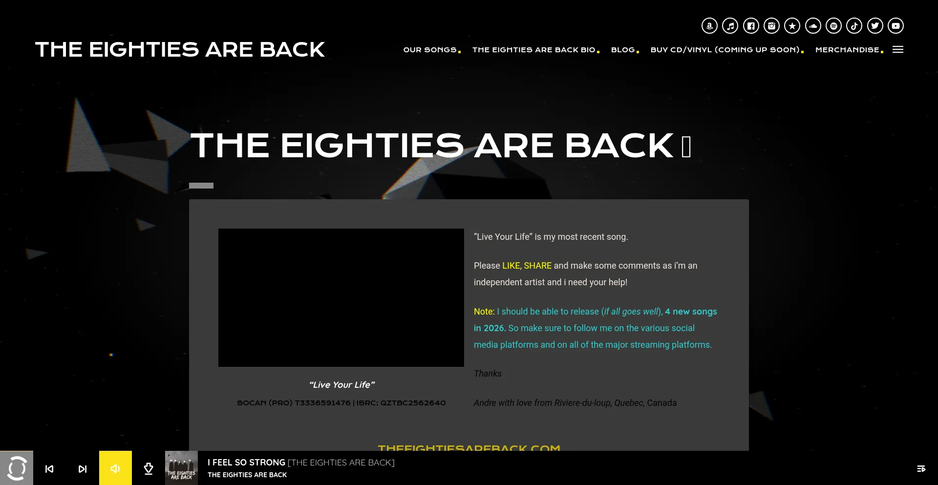 Theeightiesareback.com