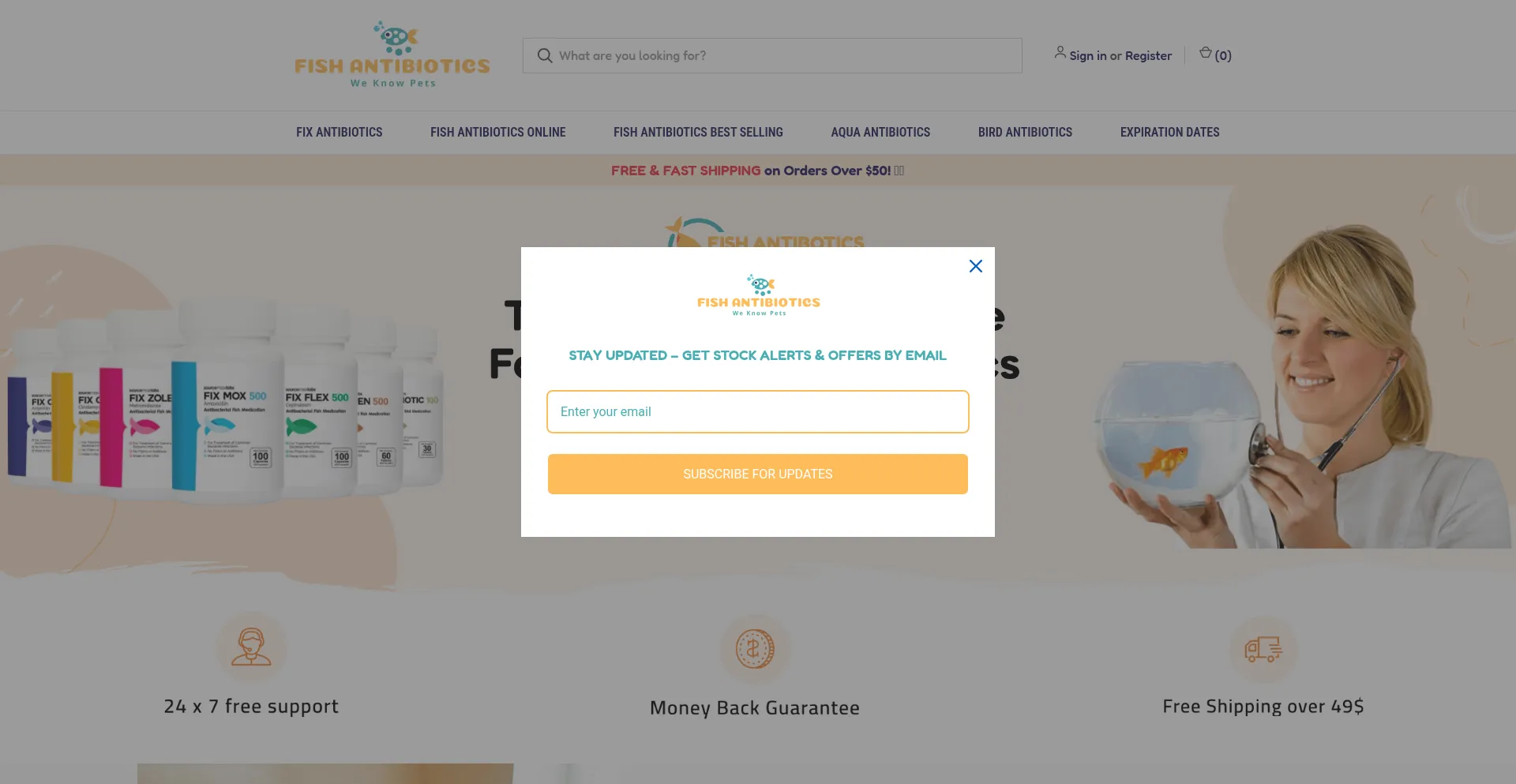 ¿És Seguro y Confiable Thefishantibiotics.com?