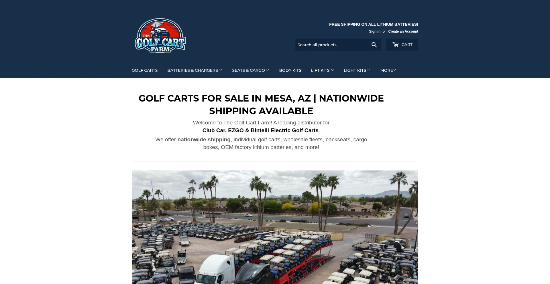 Thegolfcartfarm.com