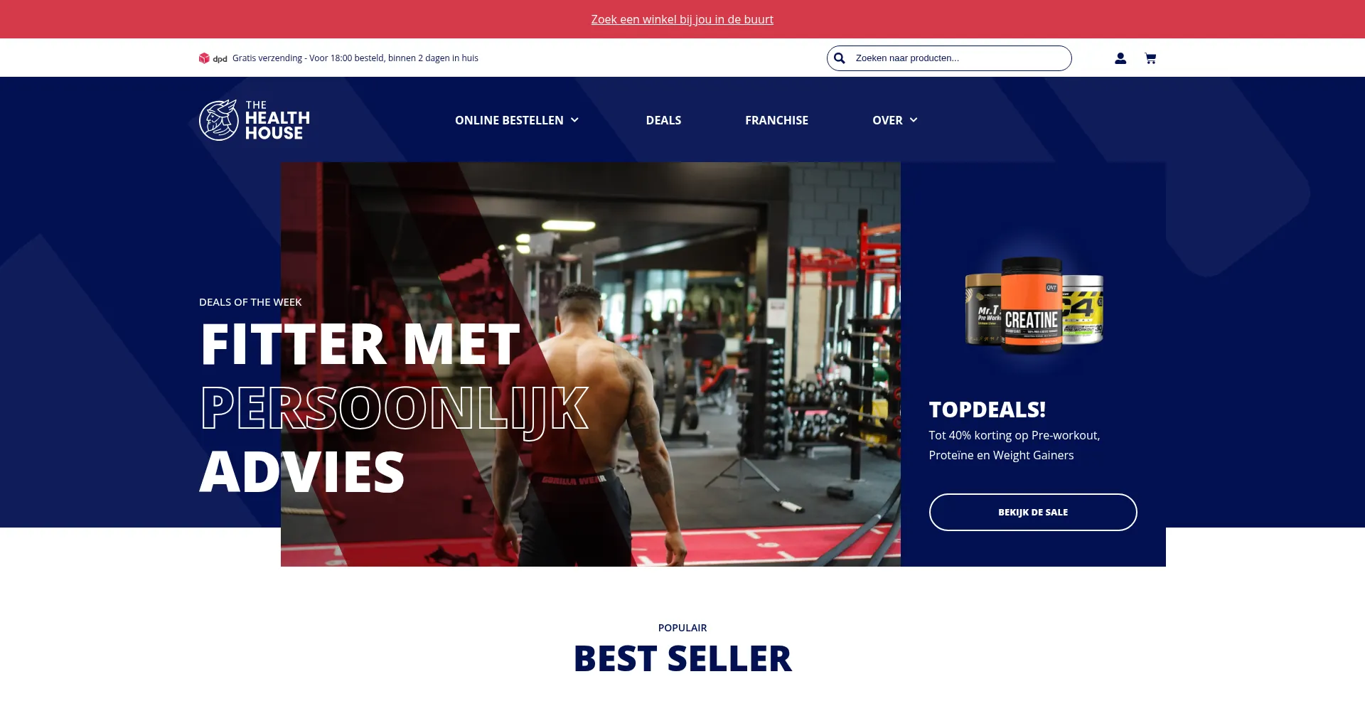 Thehealthhouse.nl Screenshot
