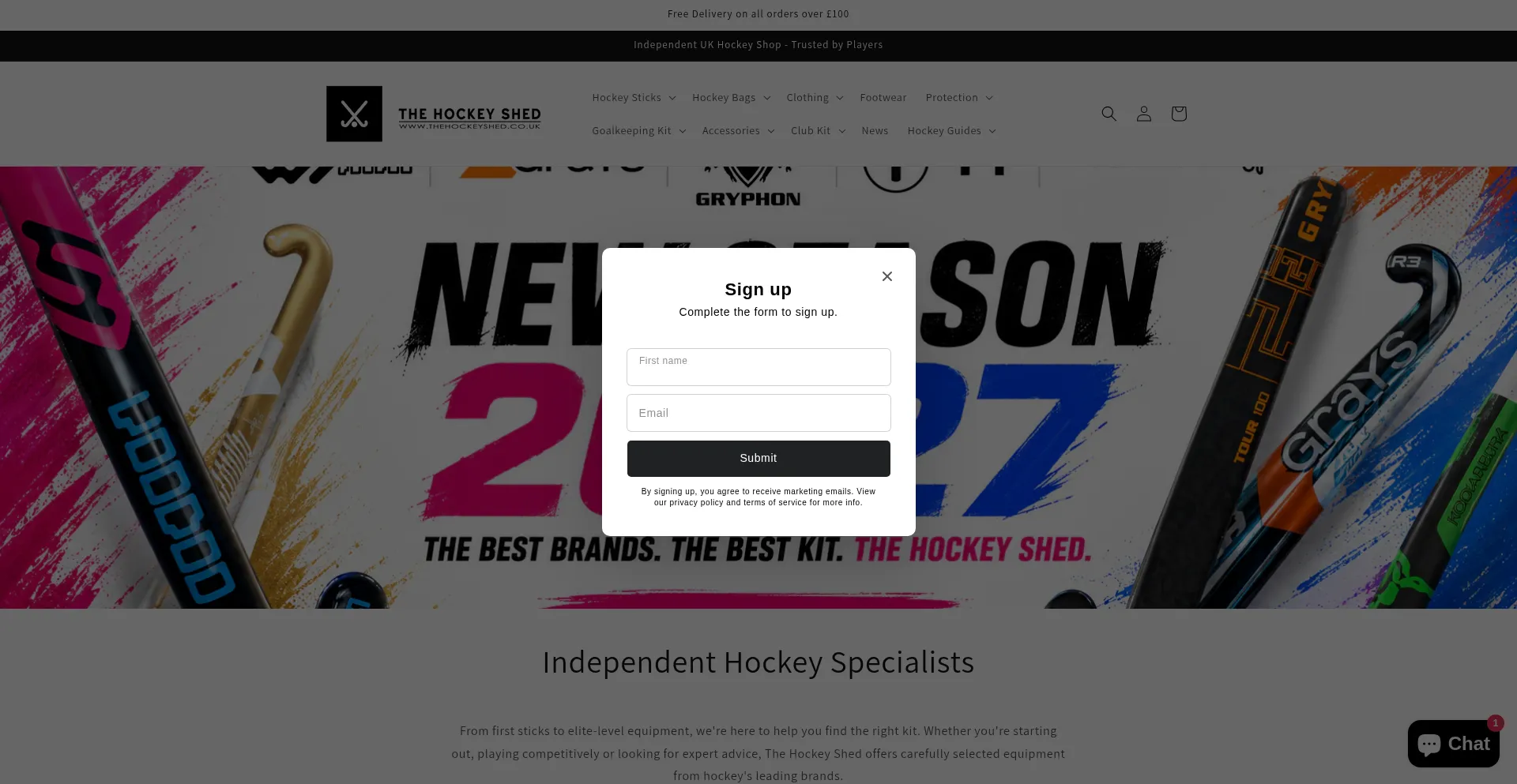 Thehockeyshed.co.uk