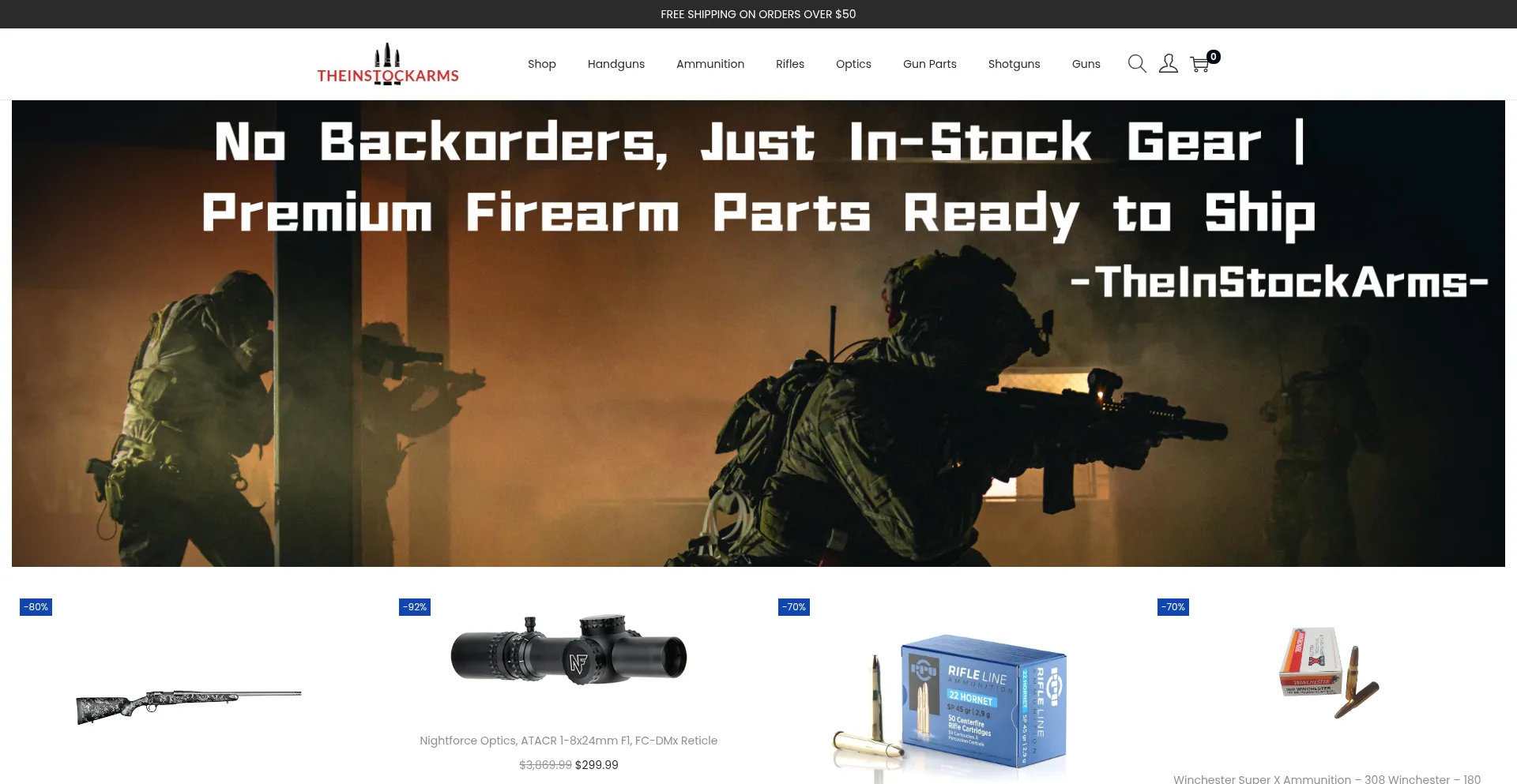 Theinstockarms.com