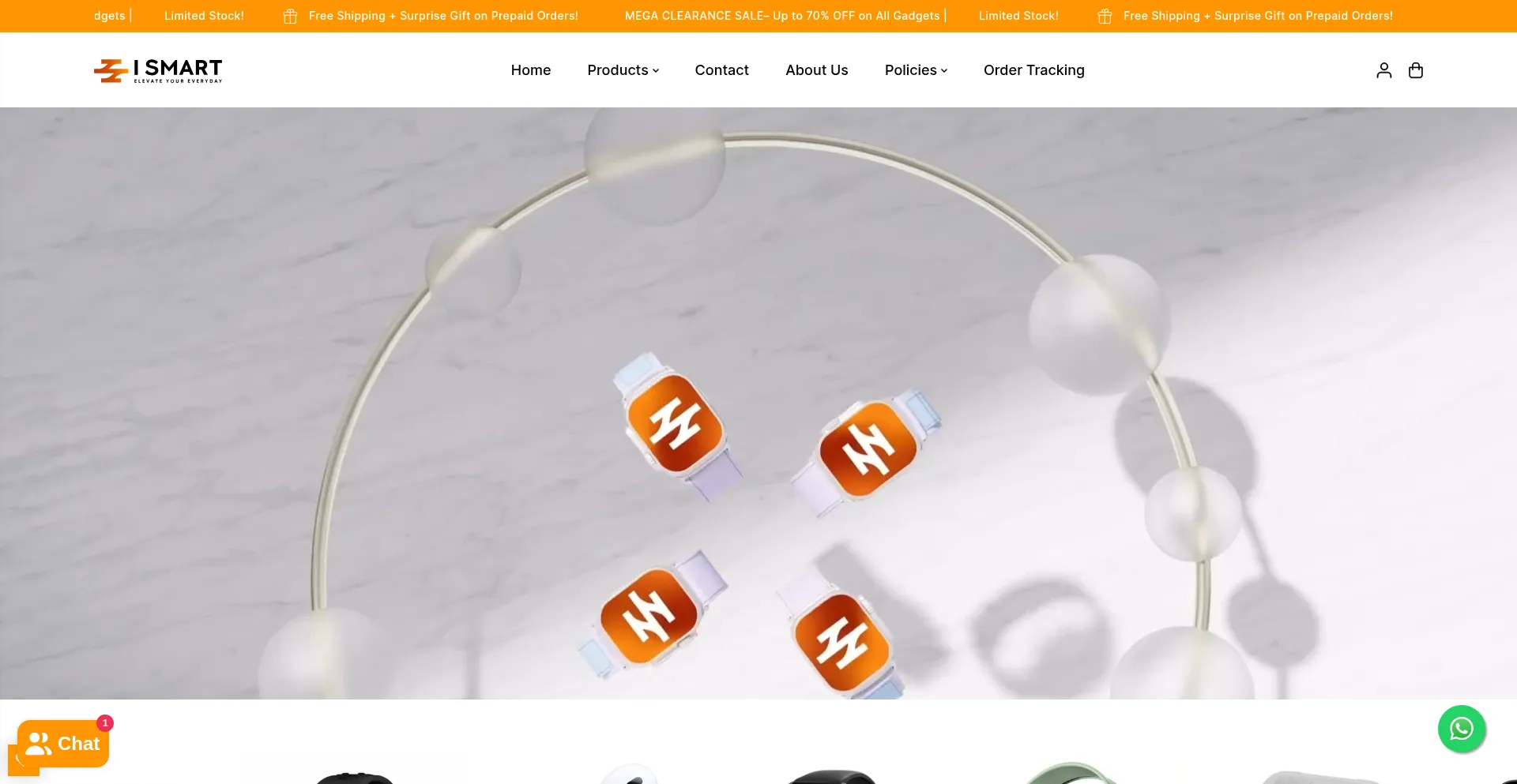 Website screenshot of Theismart.com