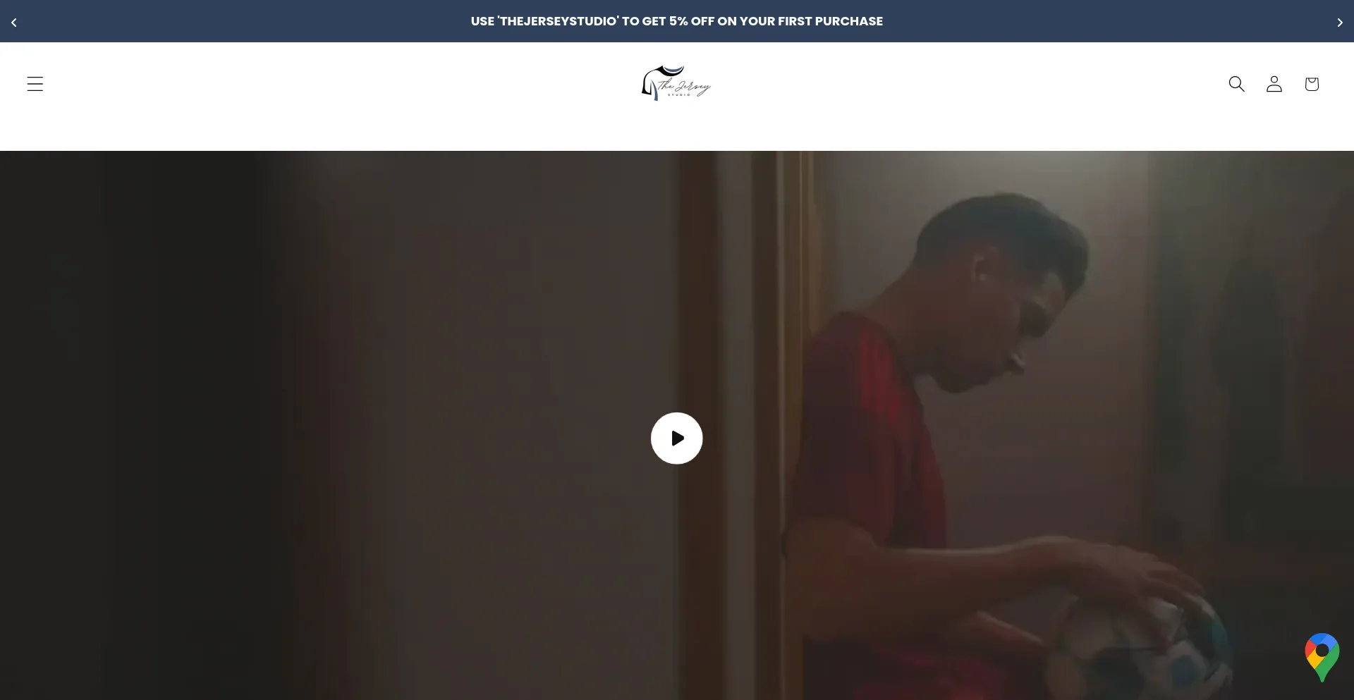 Thejerseystudio.com Screenshot