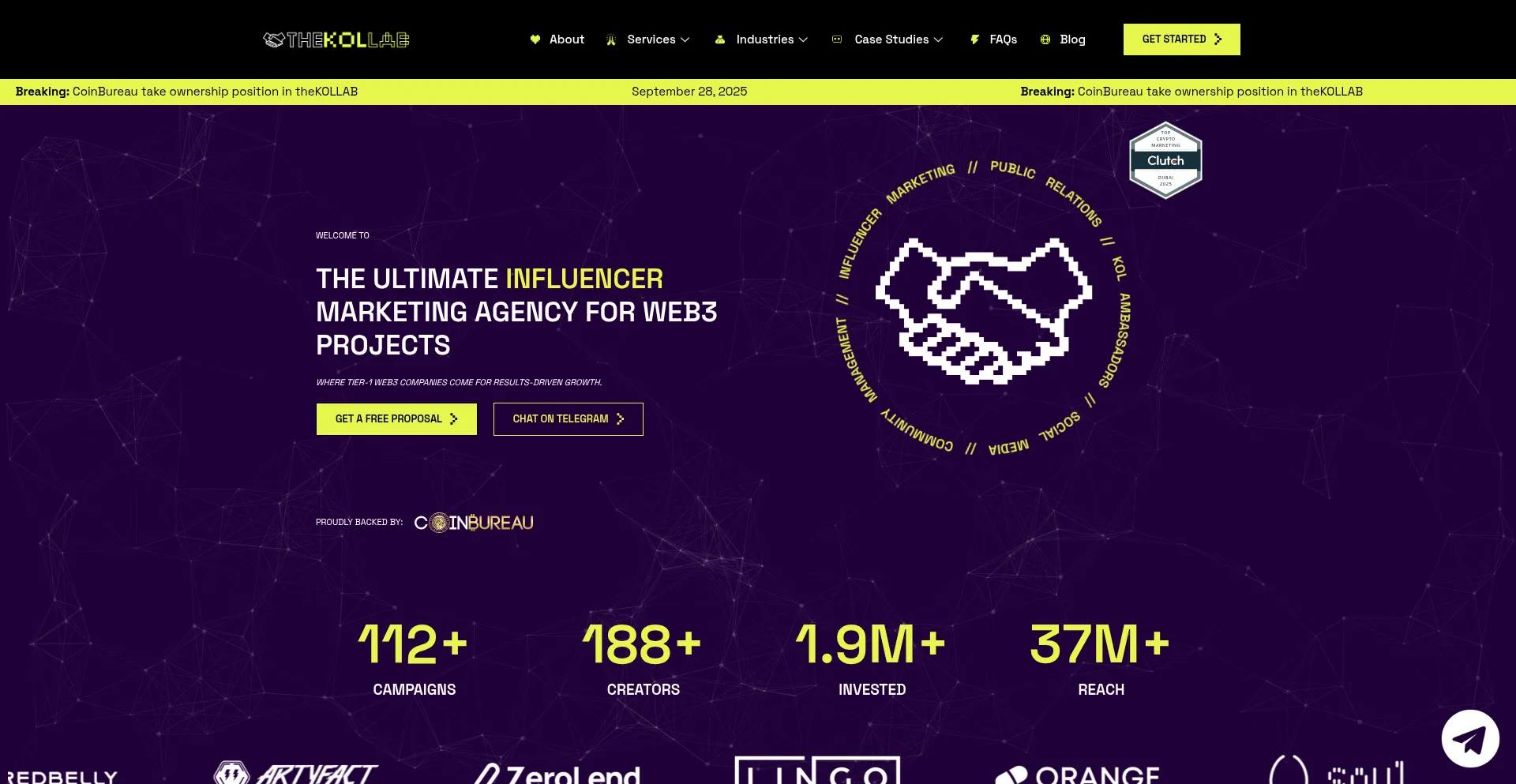 Thekollab.io Screenshot