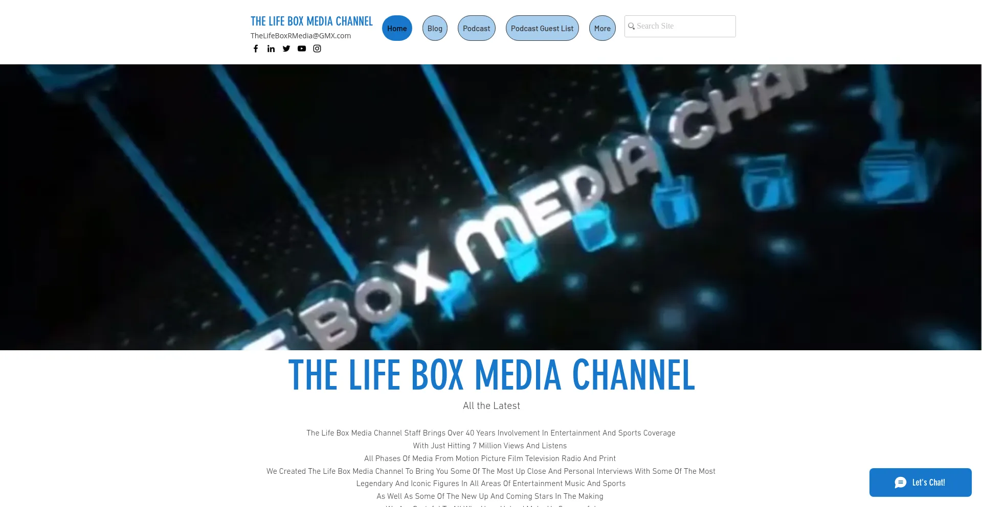 Thelifeboxmediachannel.com Screenshot