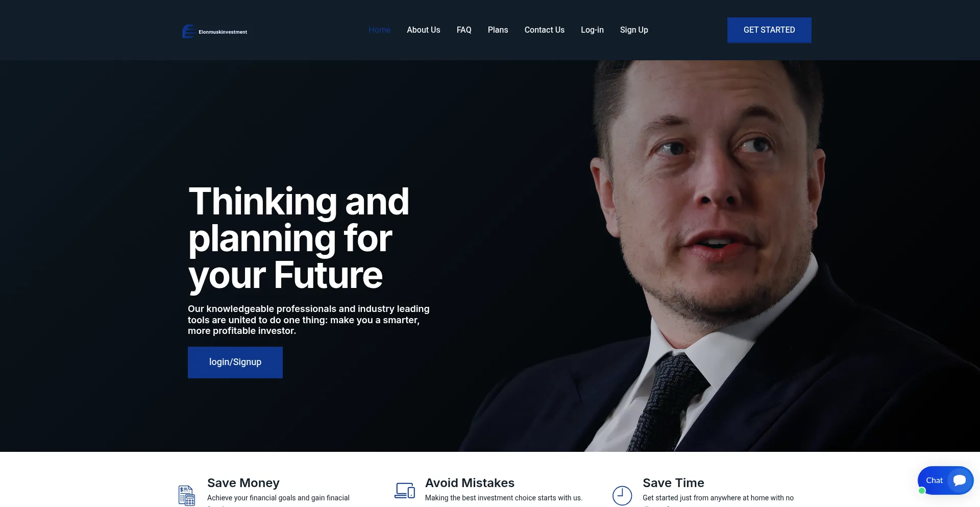 Website screenshot of Themuskfirm.cfd