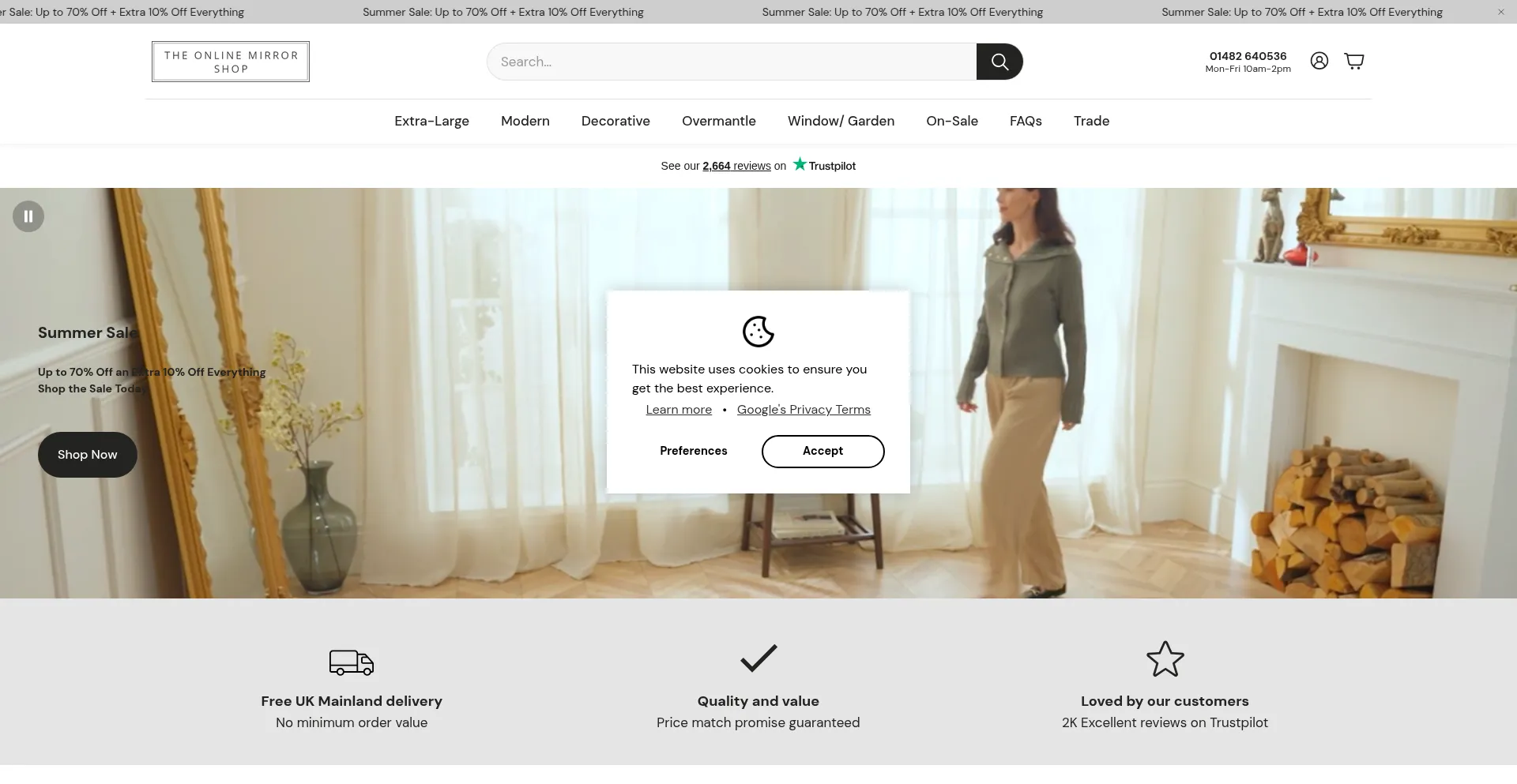 Theonlinemirrorshop.com