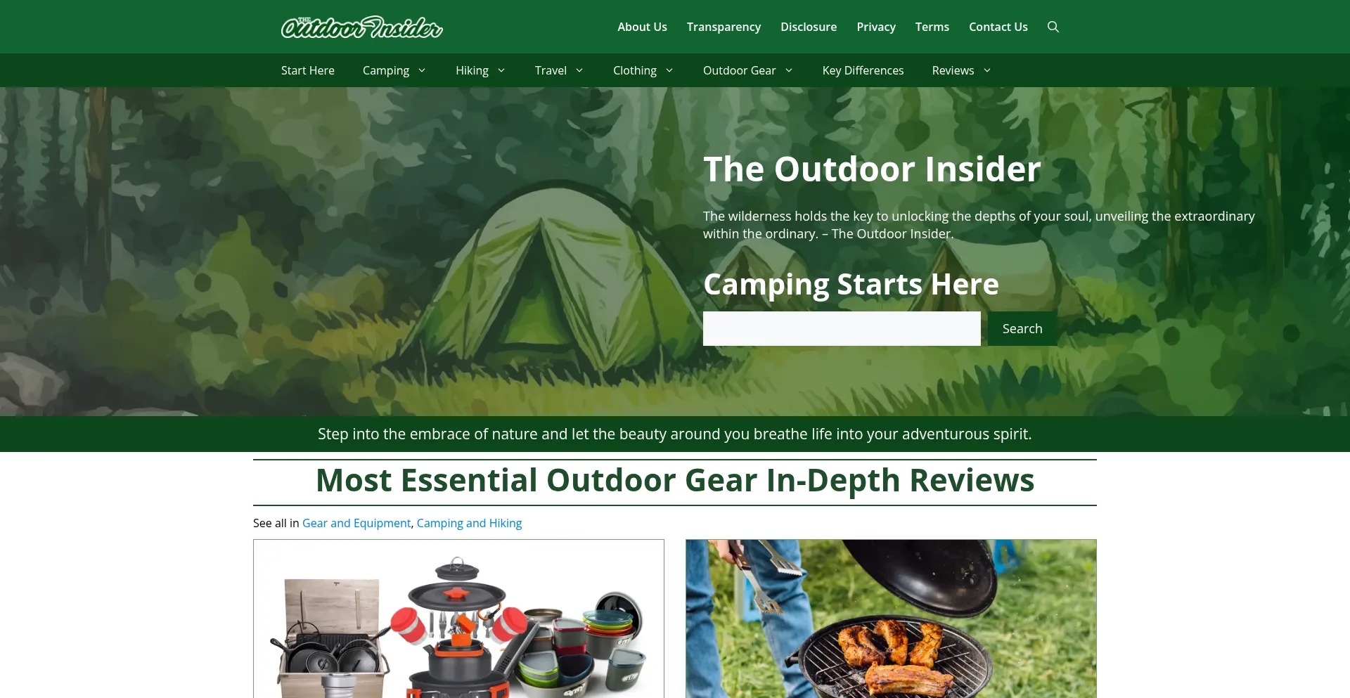 ¿És Seguro y Confiable Theoutdoorinsider.com?