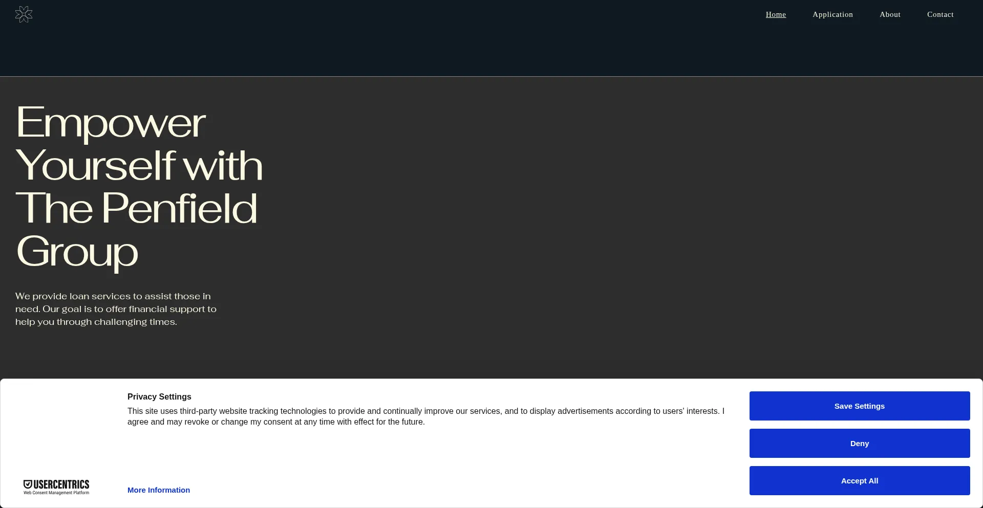 Website screenshot of Thepenfieldgroup.com