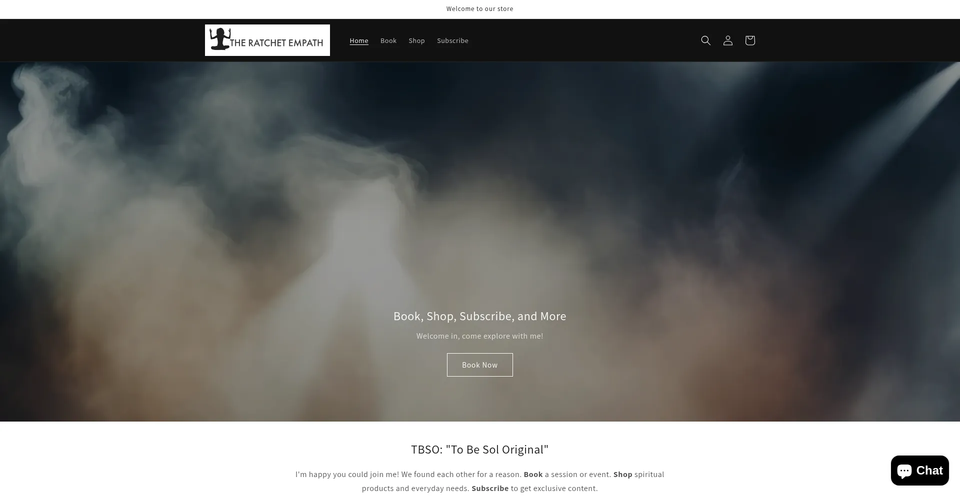 Website screenshot of Theratchetempath.com