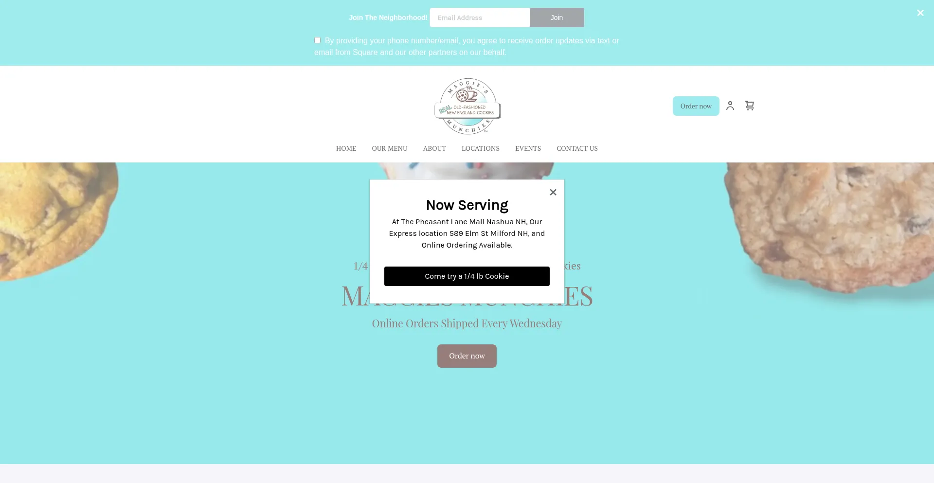 Therealmaggiesmunchies.com Screenshot