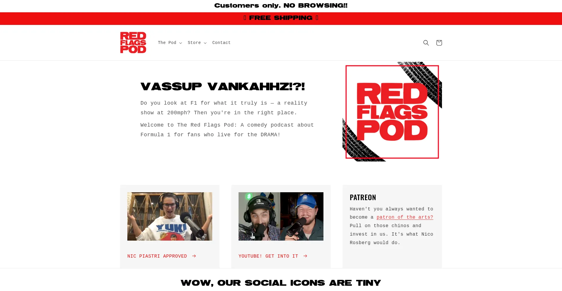 ¿És Seguro y Confiable Theredflagspod.com?