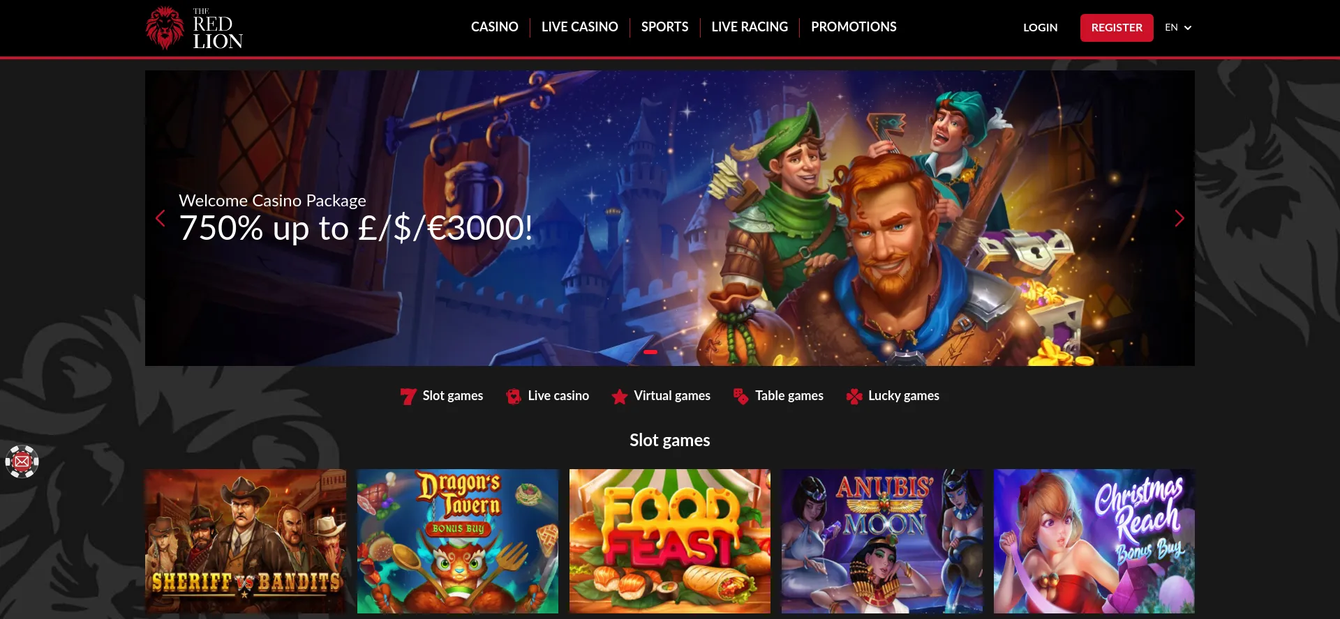 Theredlioncasino.com