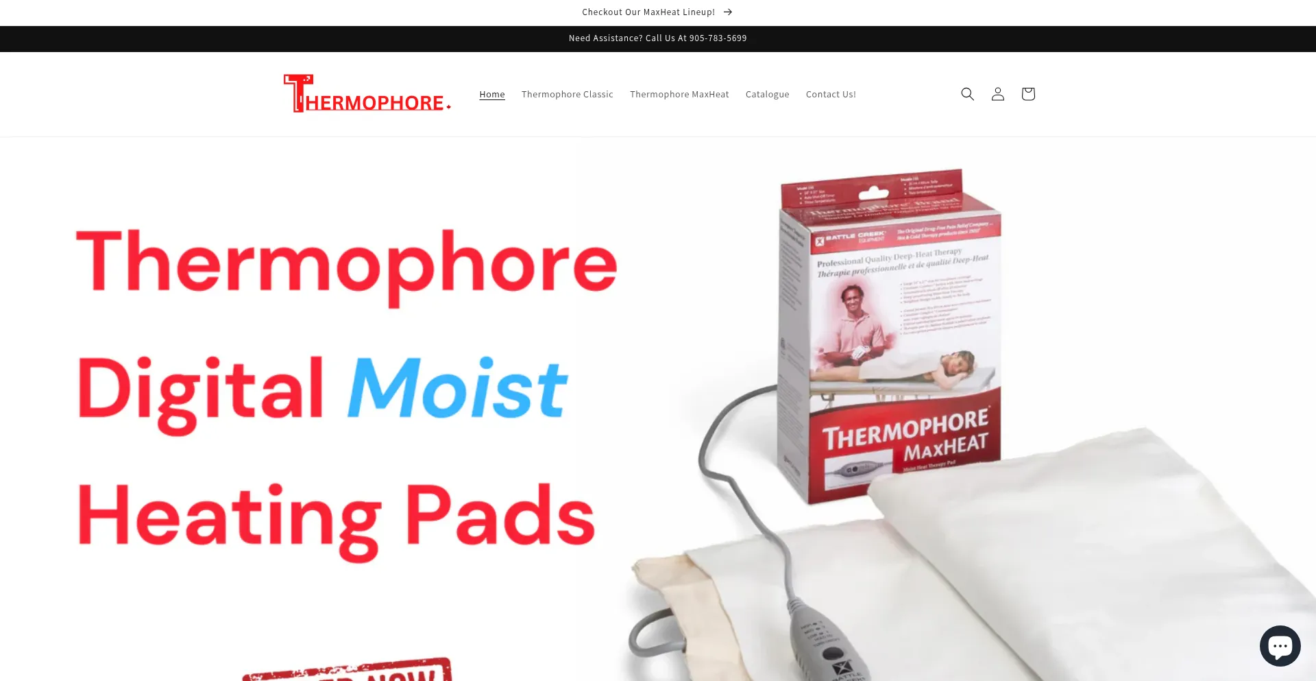 Thermophorecanada.com Screenshot