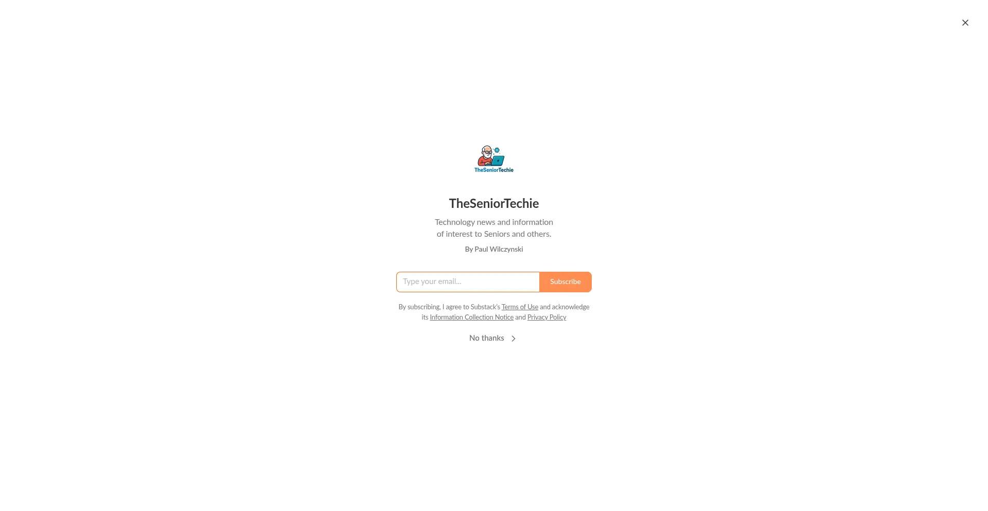 ¿És Seguro y Confiable Theseniortechie.com?