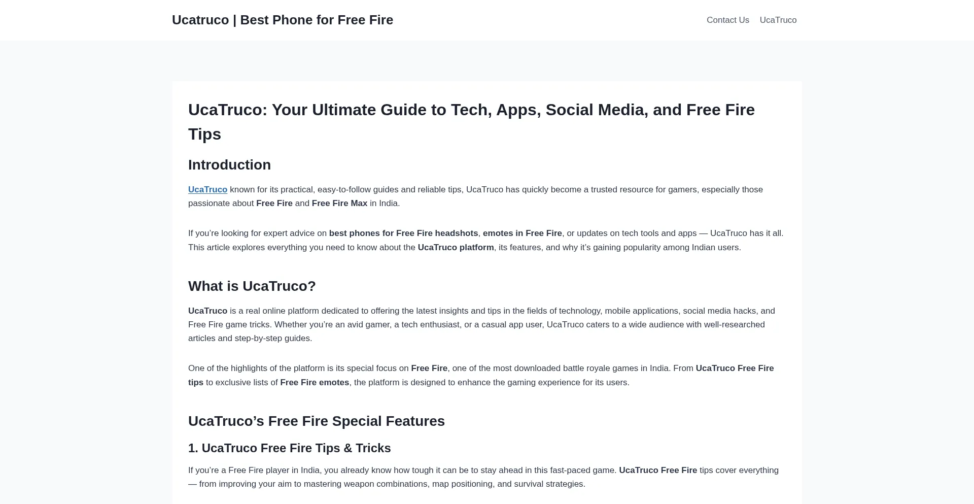 Theucatruco.com Screenshot