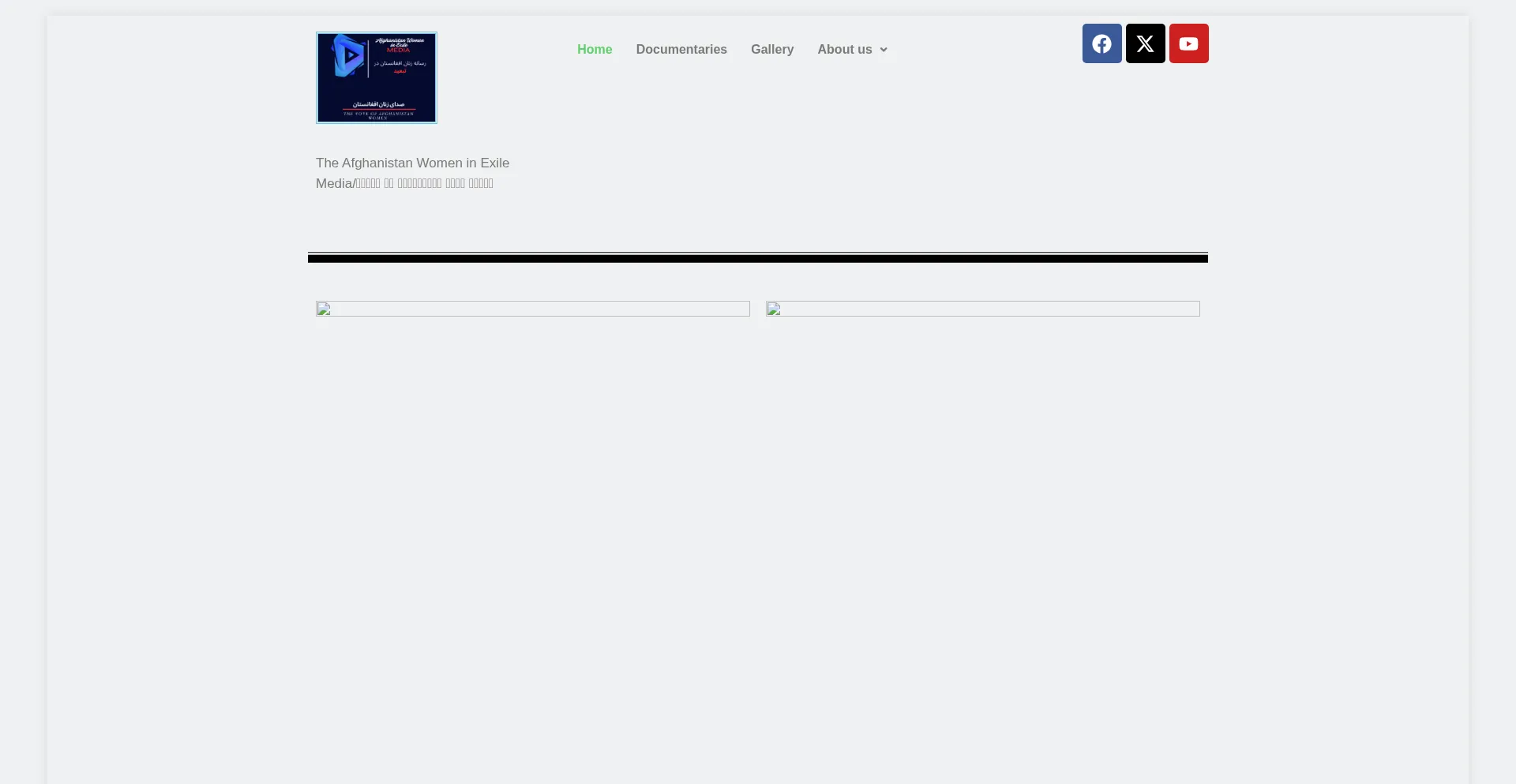 Website screenshot of Thewomeninexile-hub.com