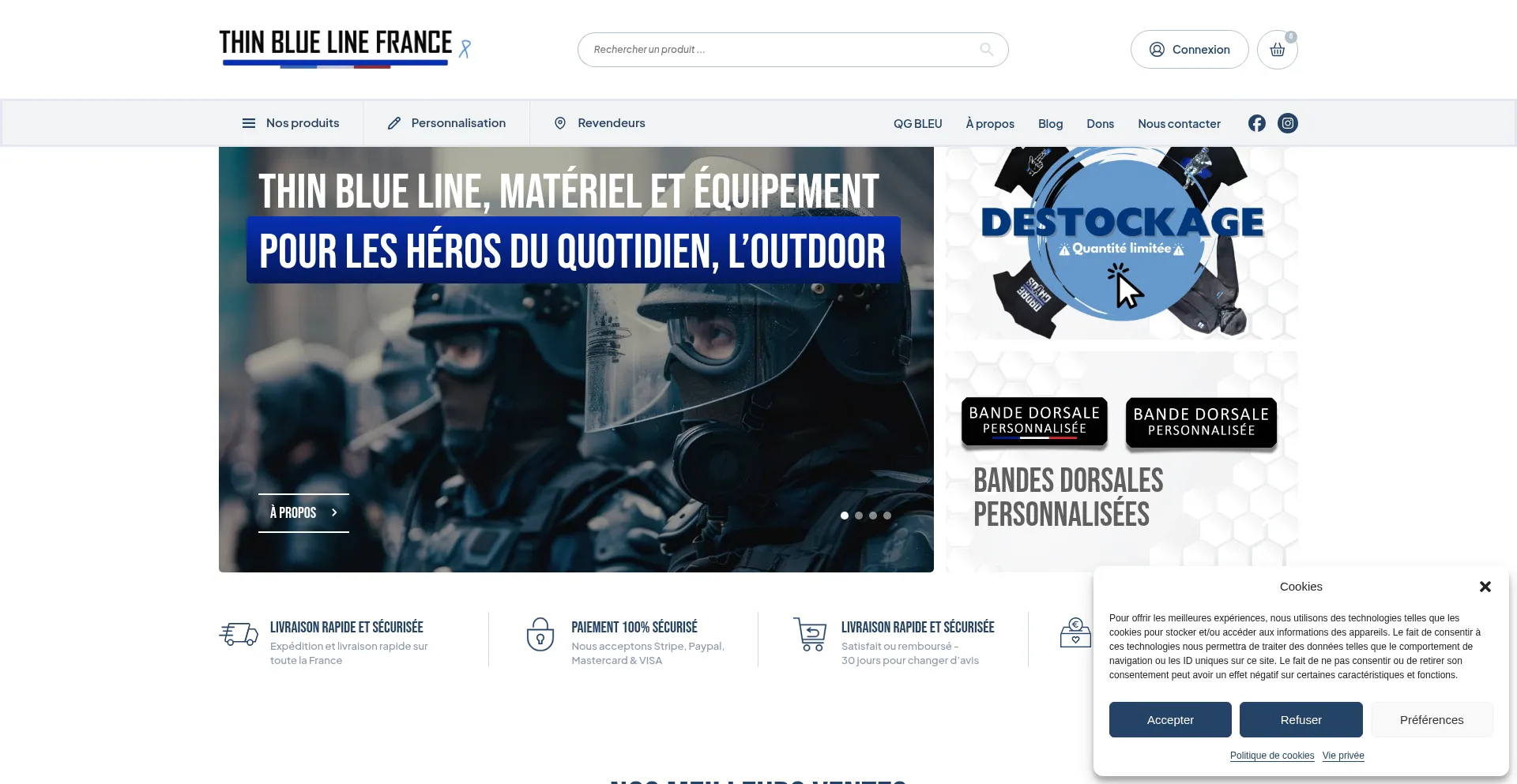 Thinbluelinefrance.com