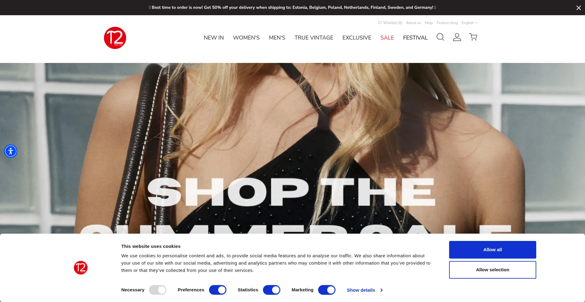 Website screenshot of Think2.eu