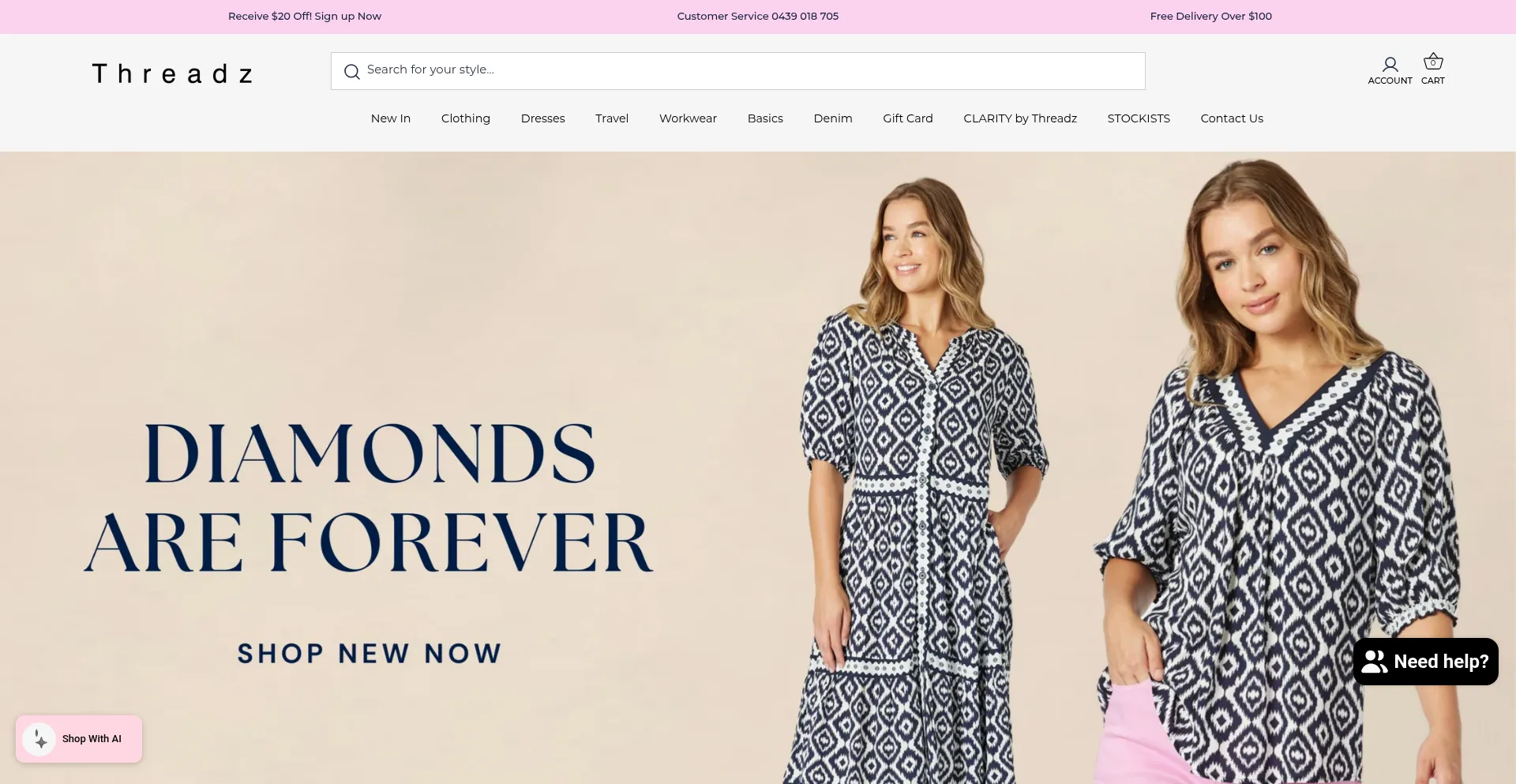 ¿És Seguro y Confiable Threadz.com.au?