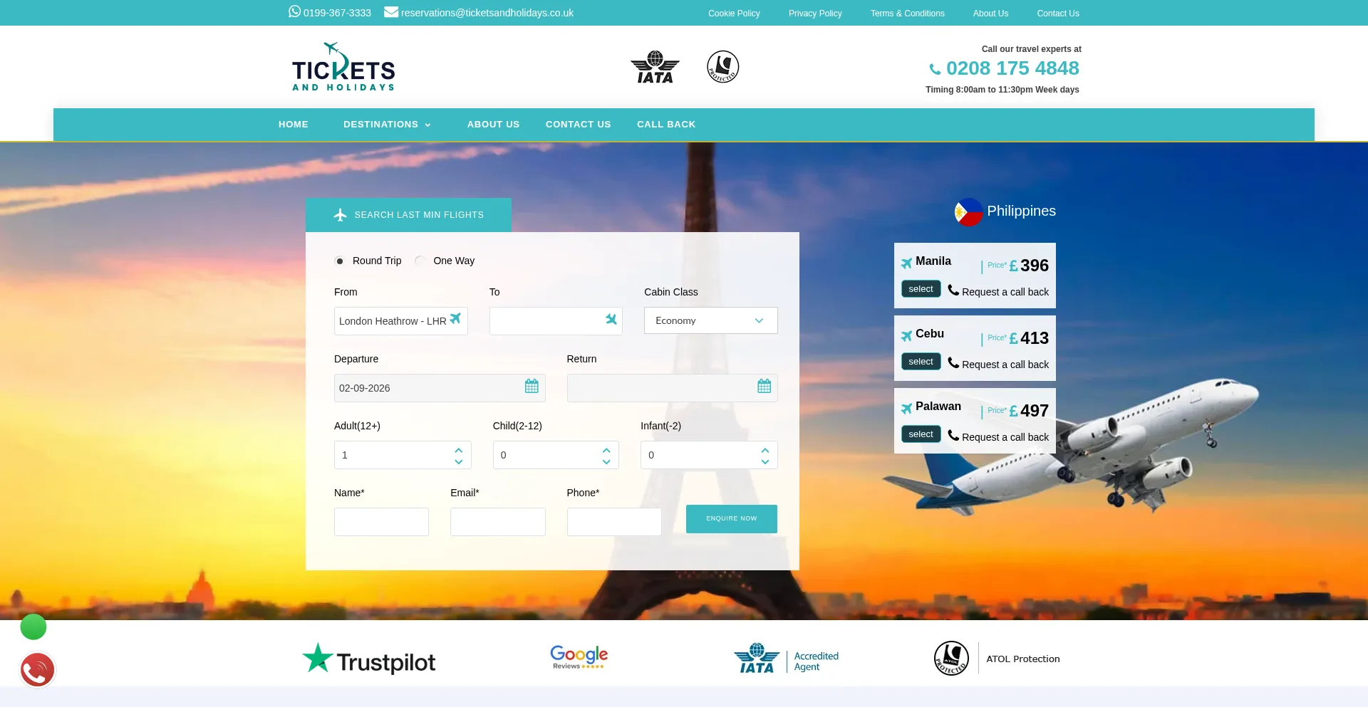 Ticketsandholidays.co.uk