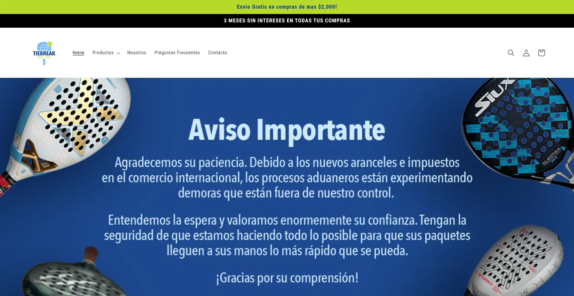 ¿És Seguro y Confiable Tiebreakpadelshop.mx?