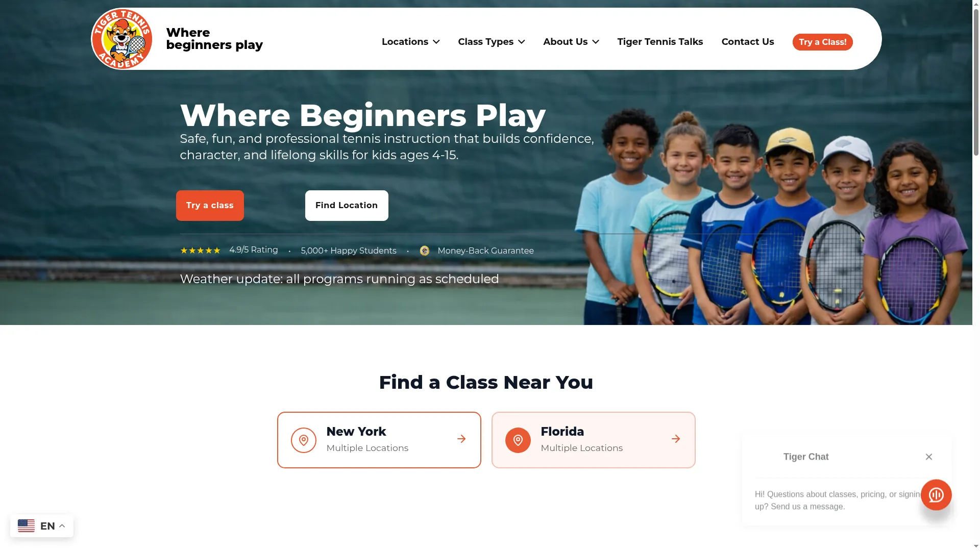 Tigertennisacademy.com