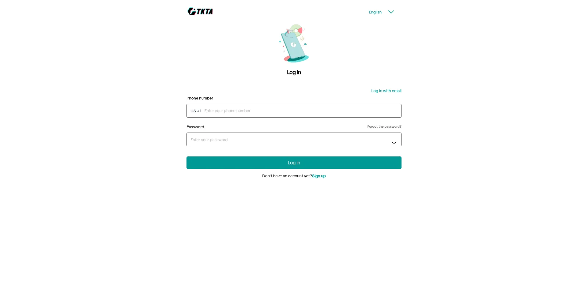 Website screenshot of Tiktsp.com