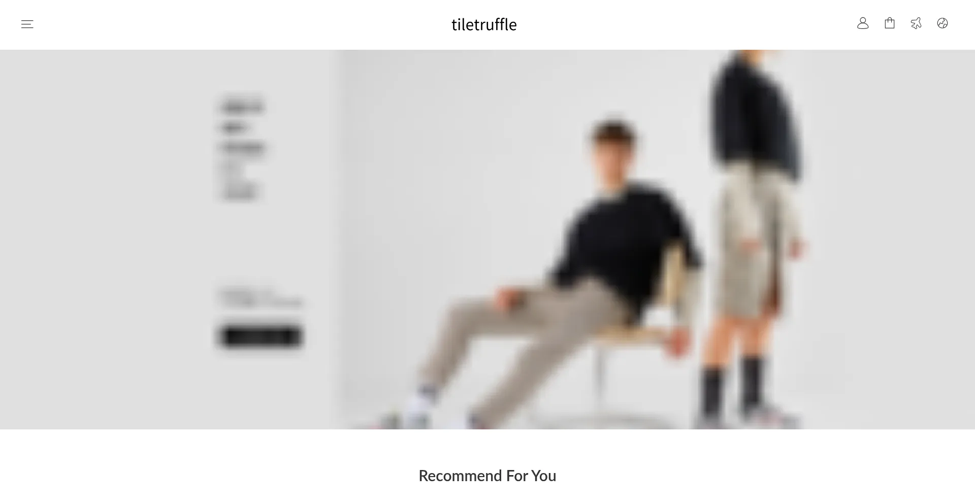 Website screenshot of Tiletruffle.com