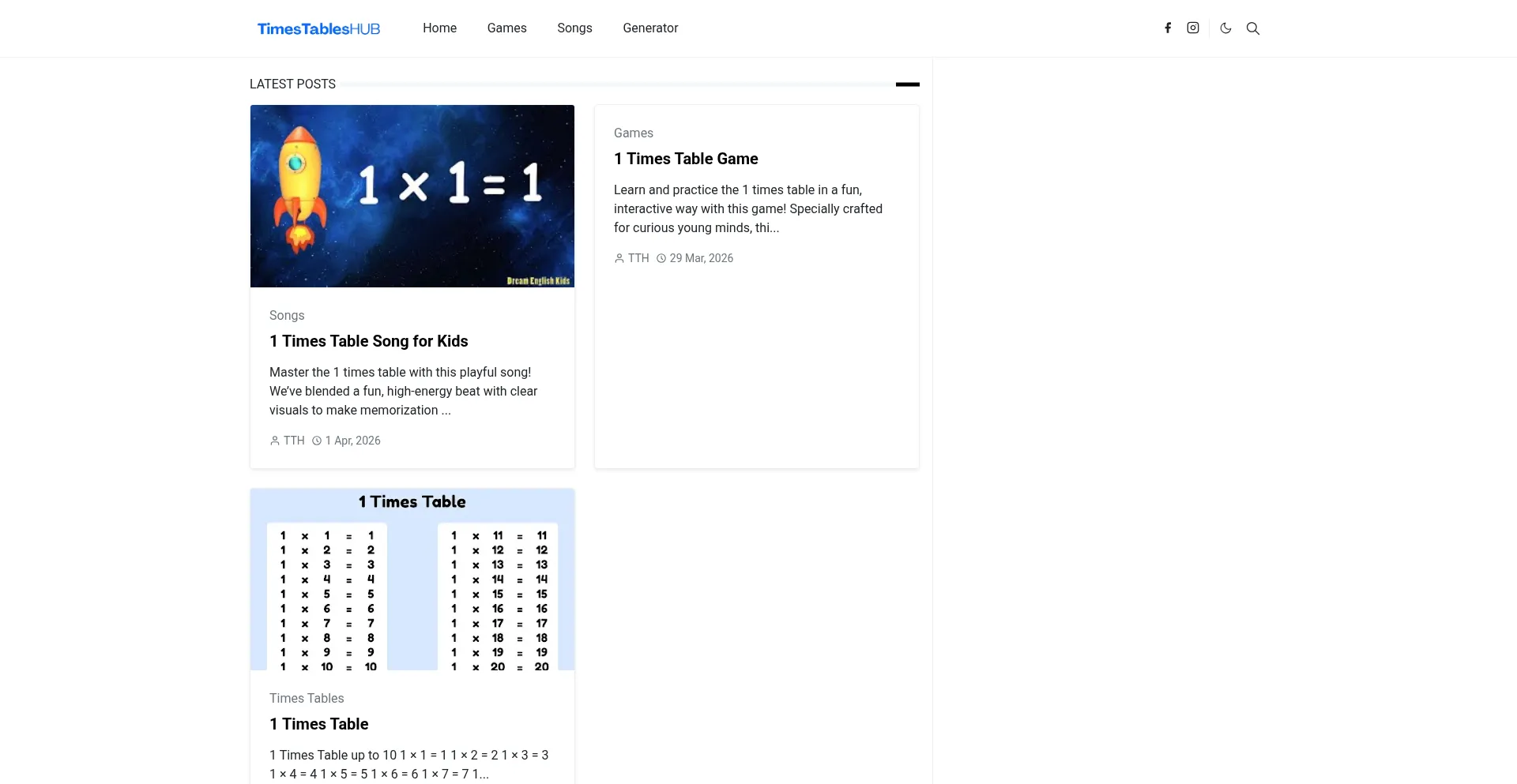 Timestableshub.online