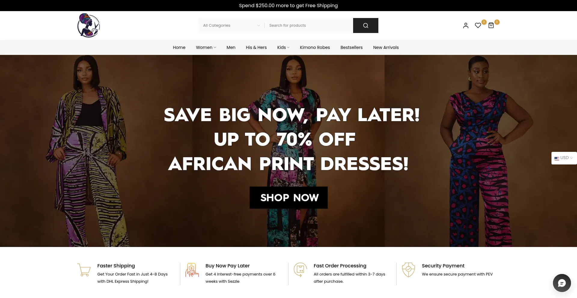 ¿És Seguro y Confiable Tjafricanprintdresses.com?