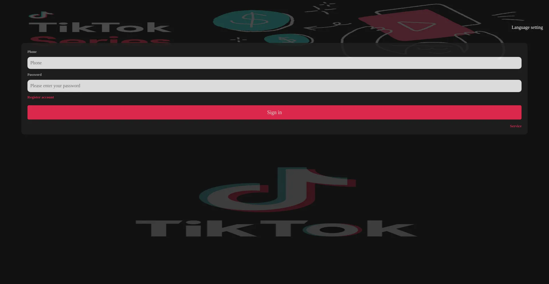 Website screenshot of Tkrxee.top