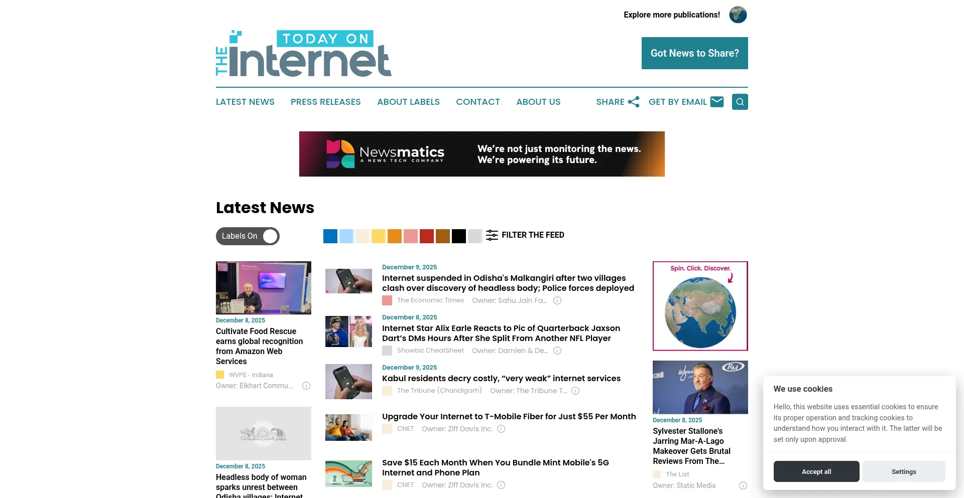 Todayontheinternet.com