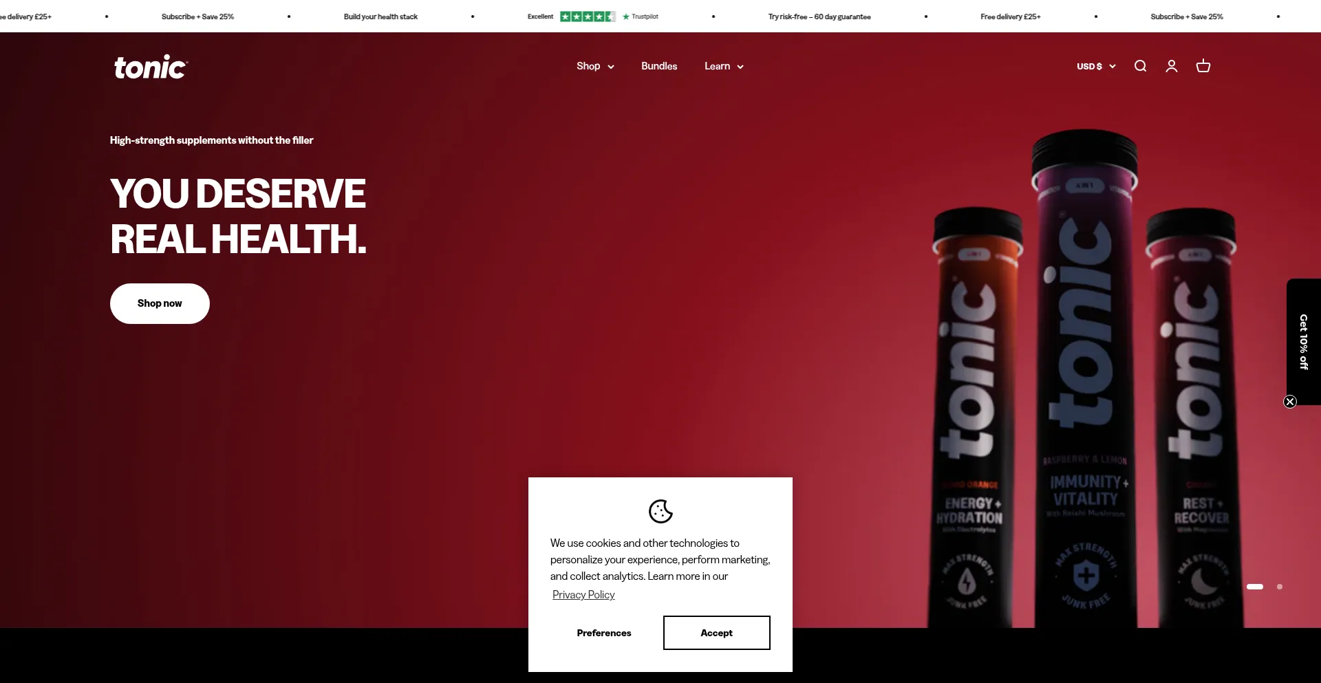 ¿És Seguro y Confiable Tonichealth.co?
