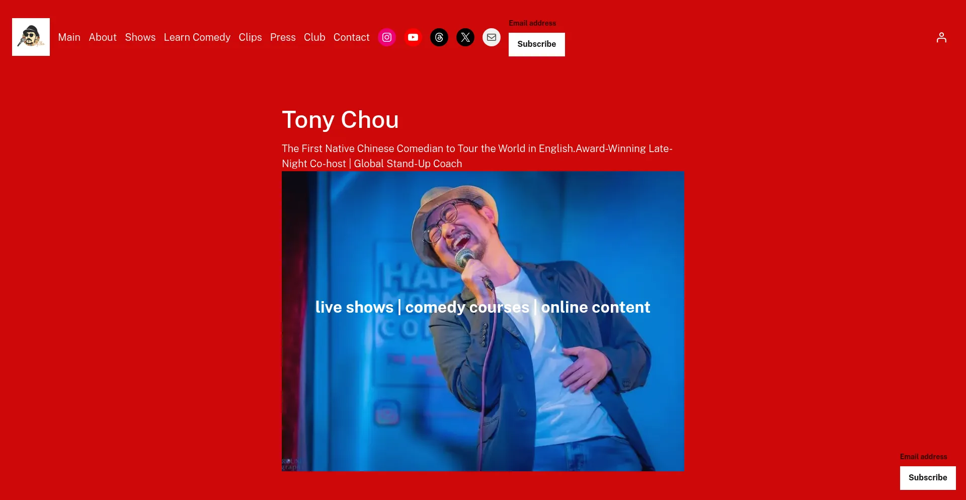 Tonychoucomedy.com