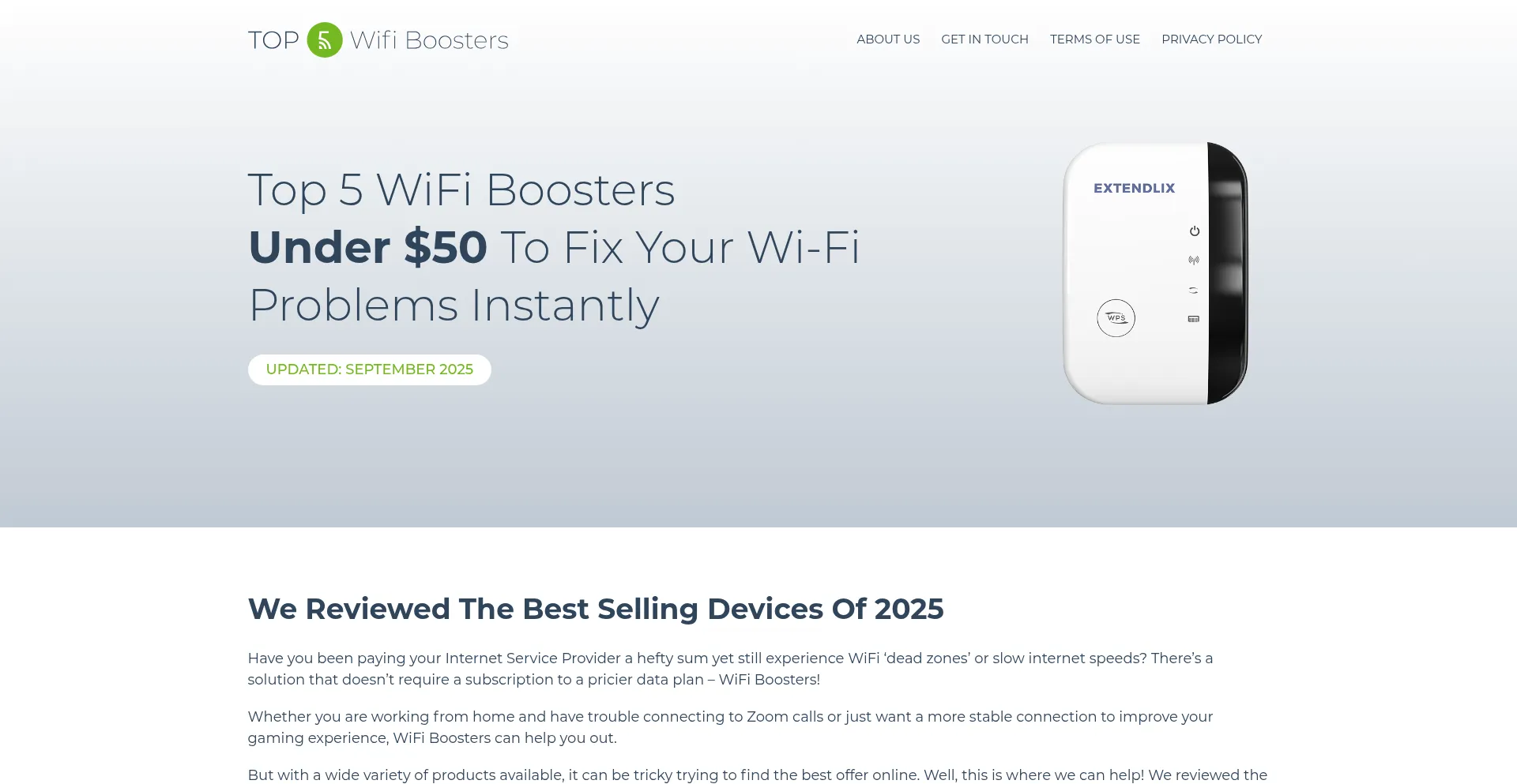 ¿És Seguro y Confiable Top5wifiboosters.io?