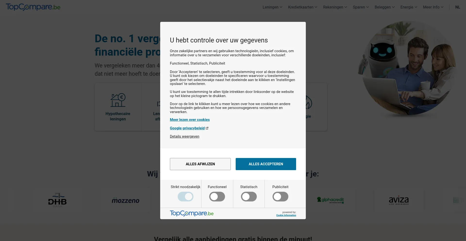 ¿És Seguro y Confiable Topcompare.be?