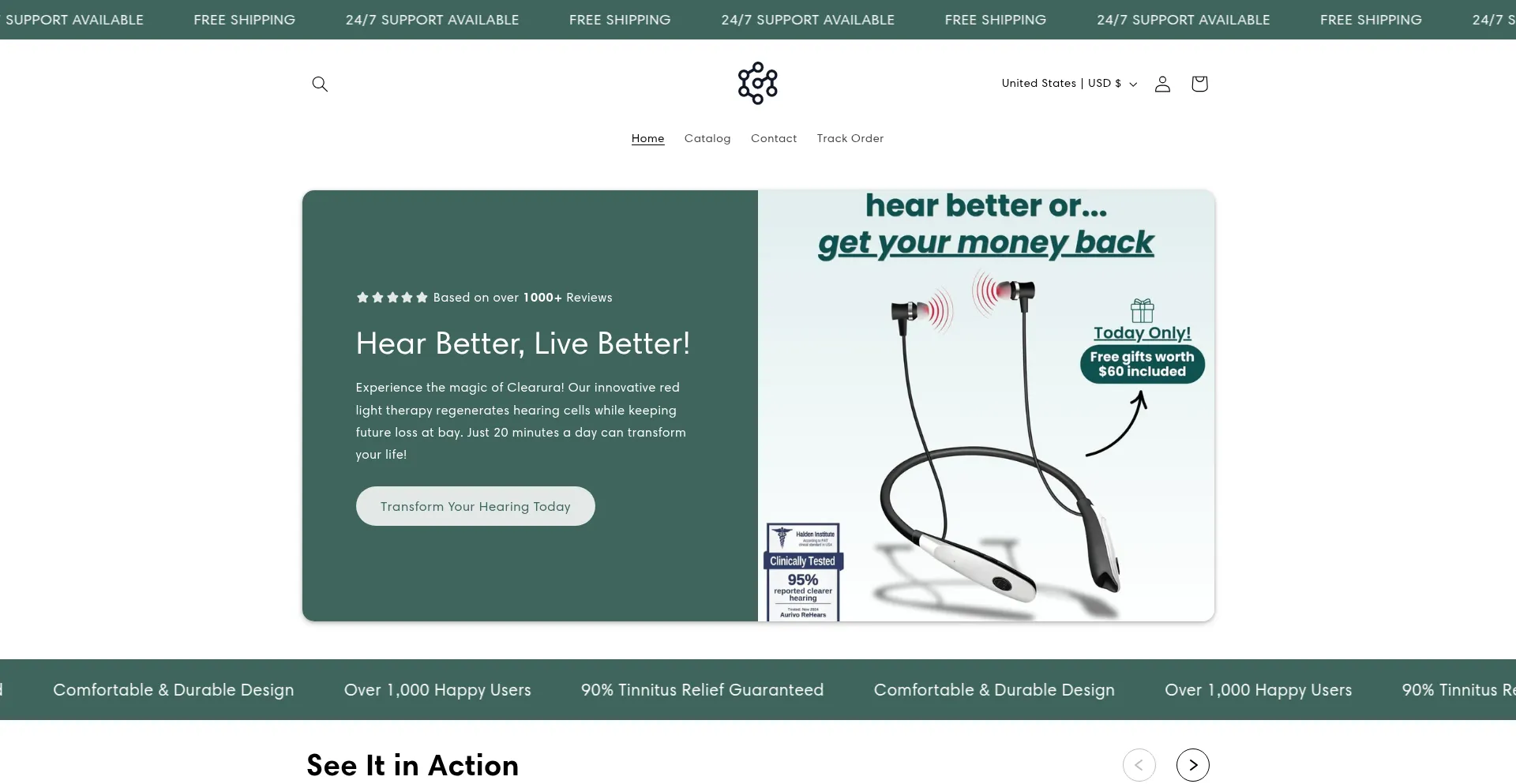 Website screenshot of Topitherapy.com