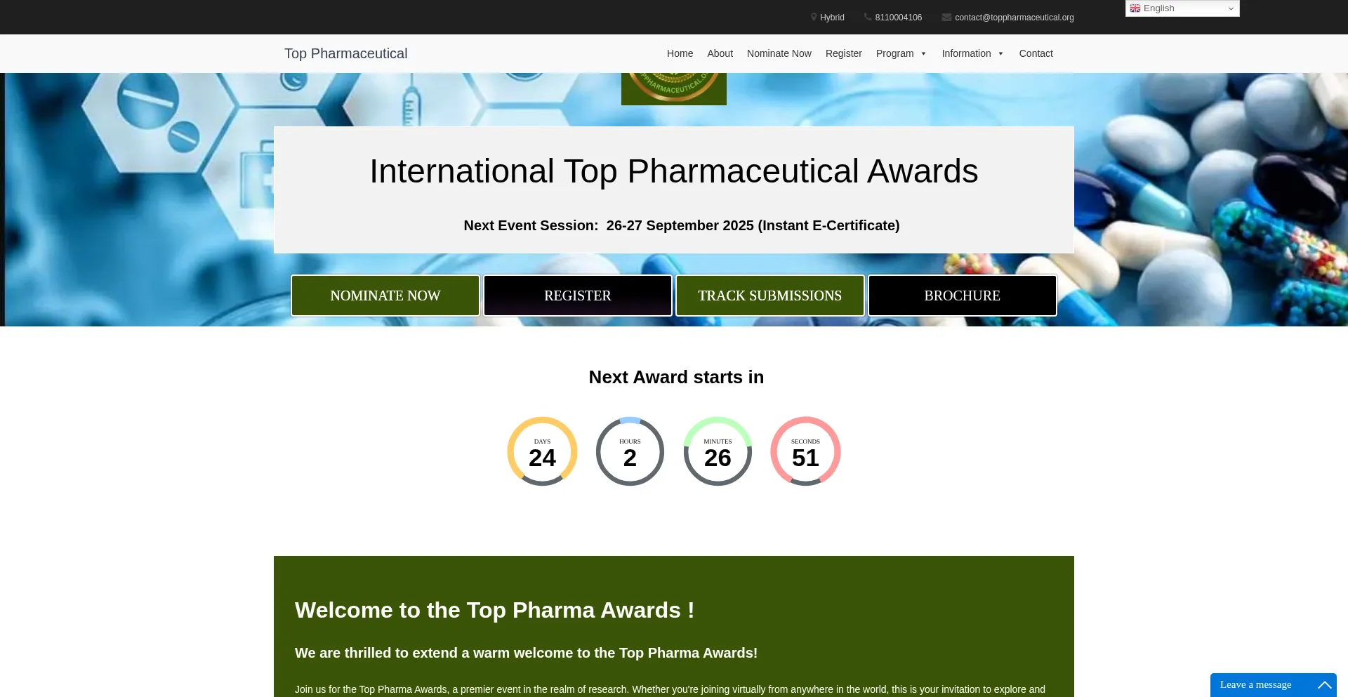Website screenshot of Toppharmaceutical.org