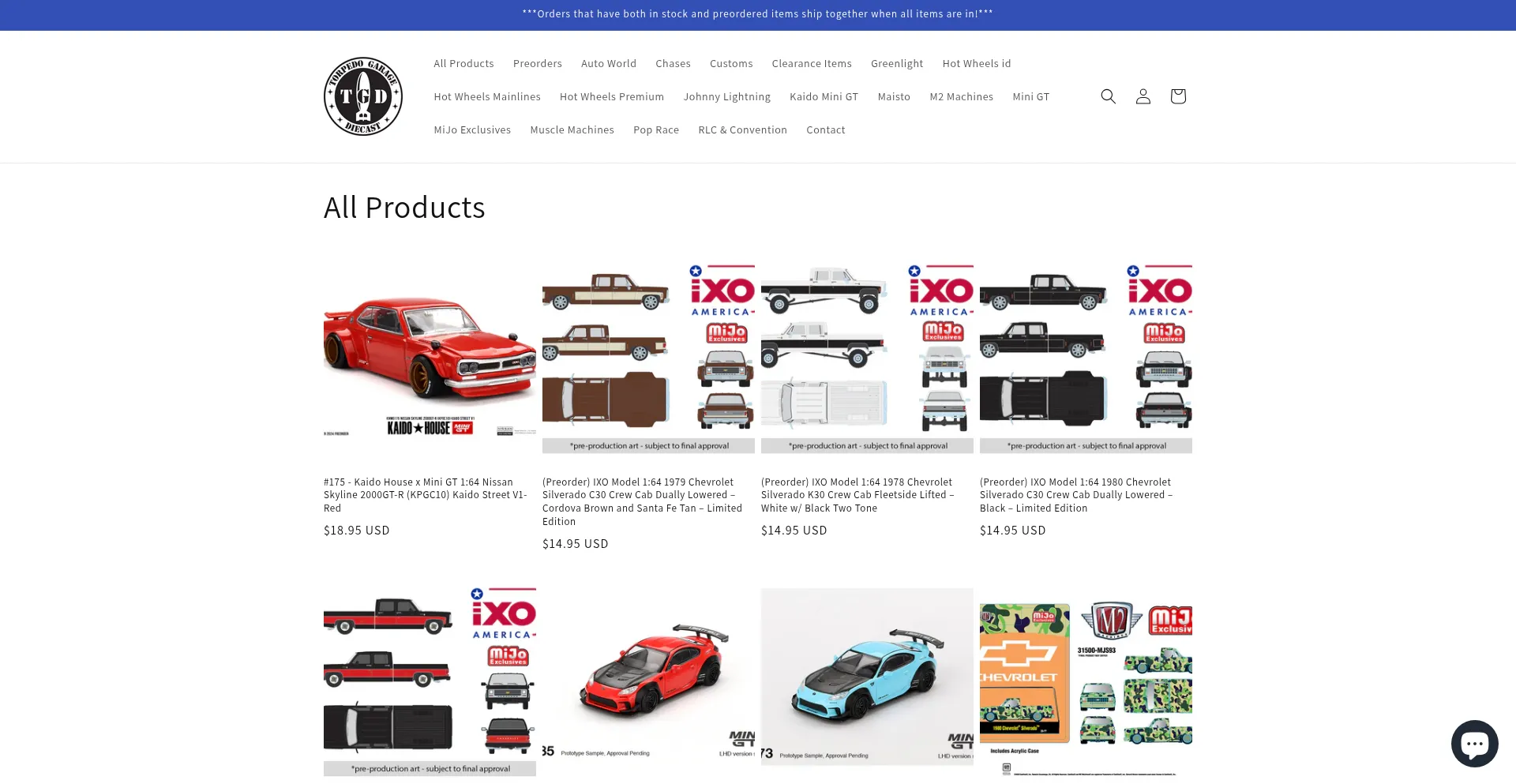 Website screenshot of Torpedodiecast.com