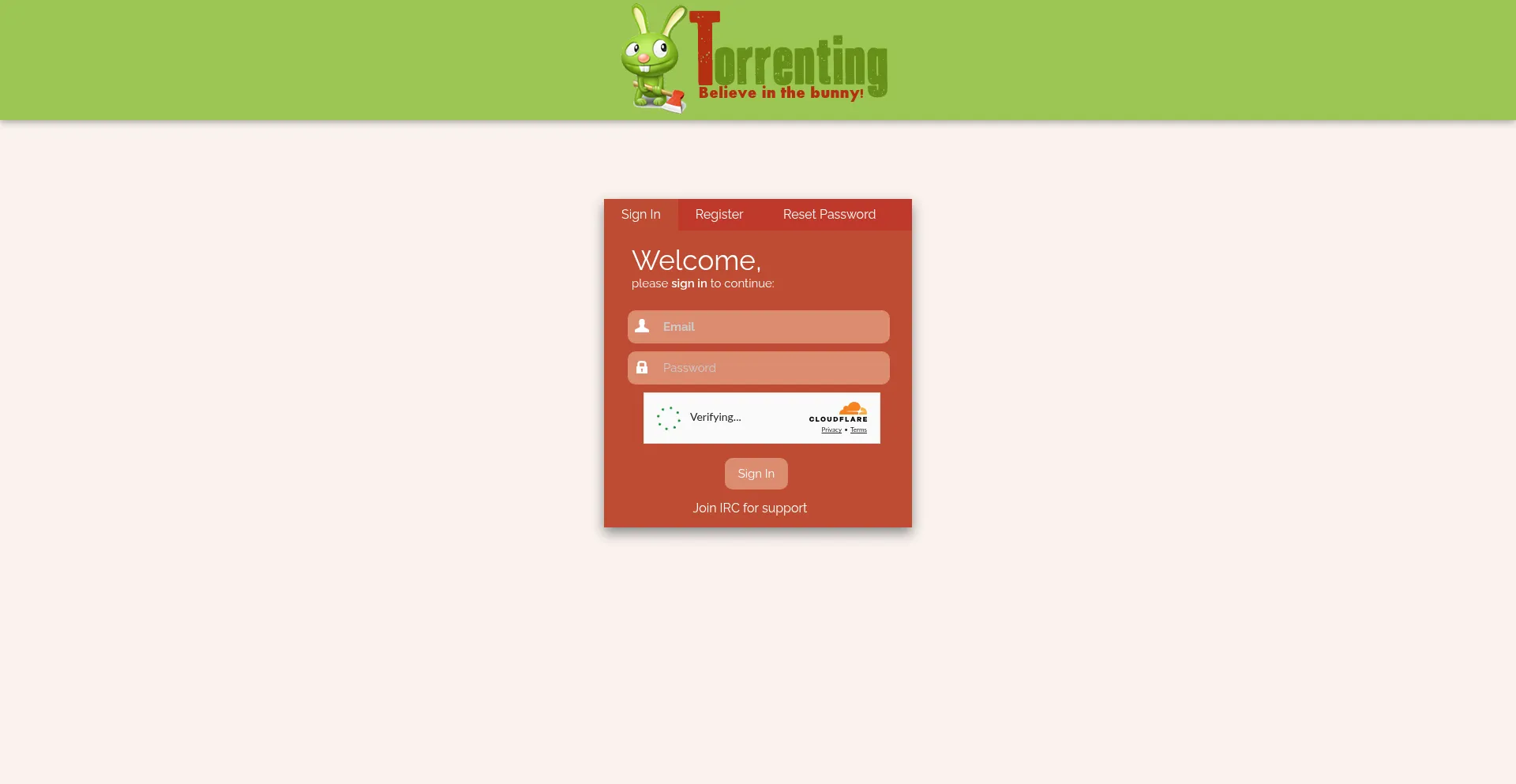 Website screenshot of Torrenting.com